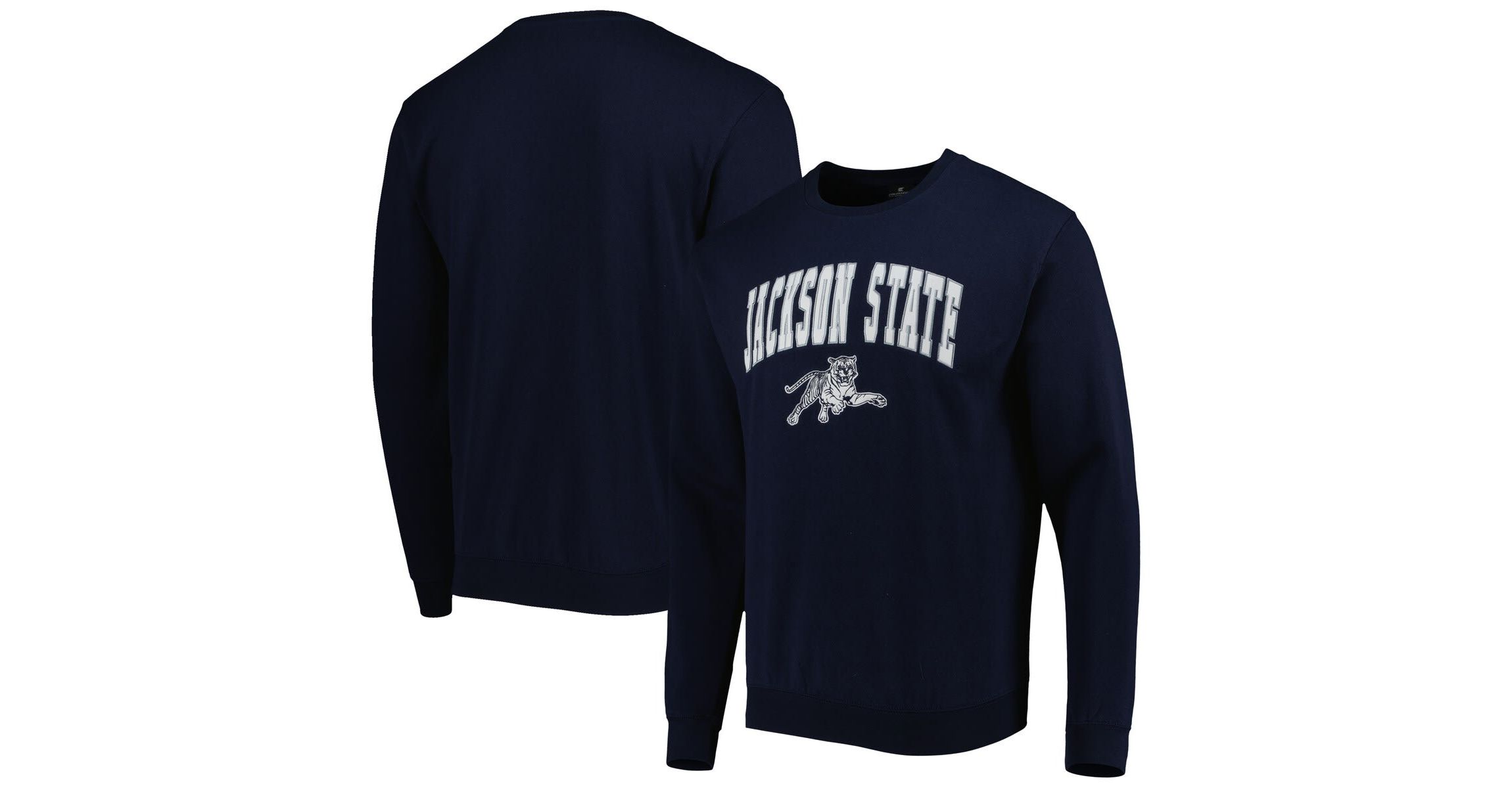 NCAA Jackson State Tigers Arch Over Logo Pullover Sweatshirt