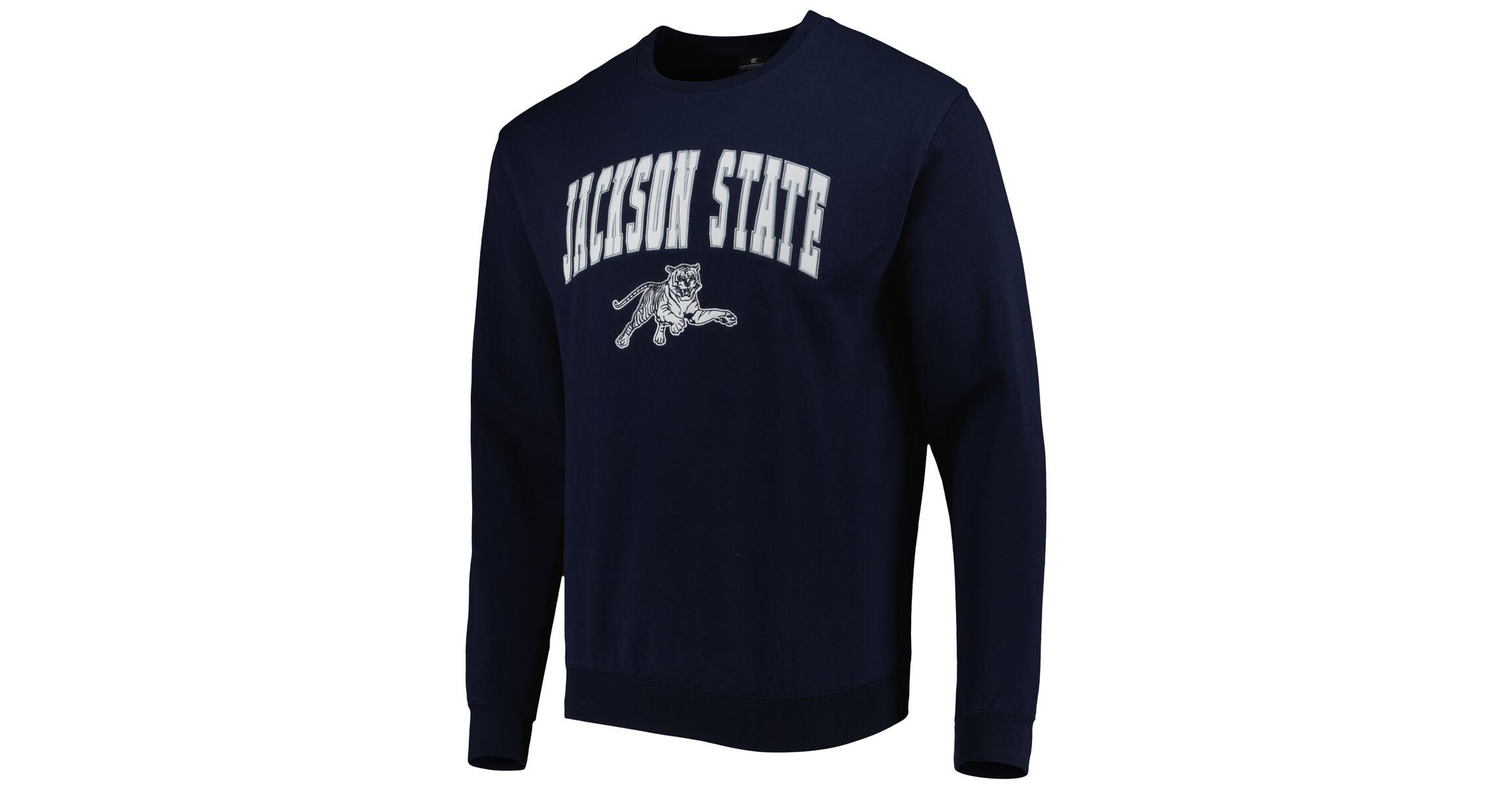 NCAA Jackson State Tigers Arch Over Logo Pullover Sweatshirt