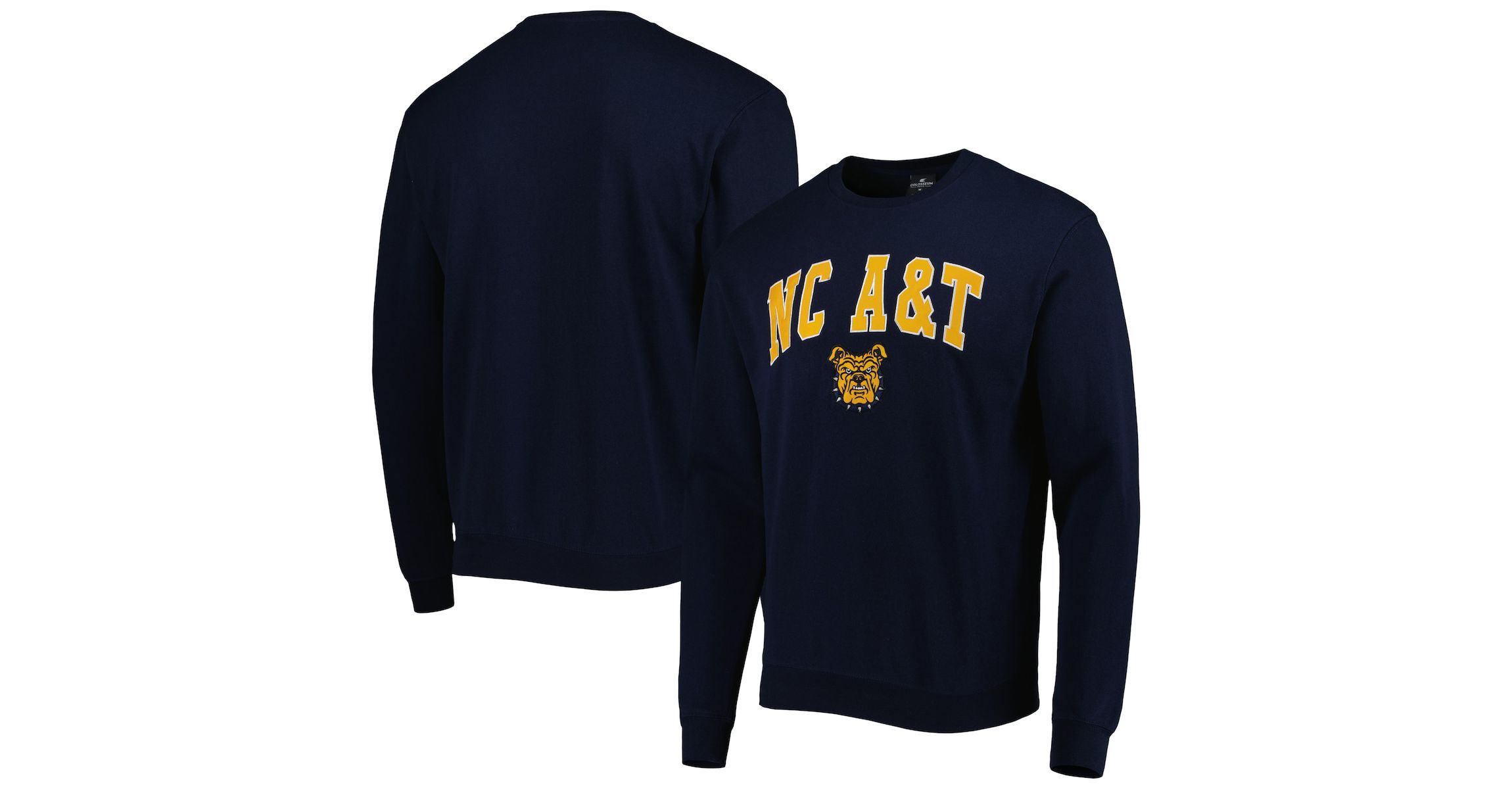 NC A&T Aggies NCAA North Carolina A&T Aggies Arch Over Logo Pullover Sweatshirt
