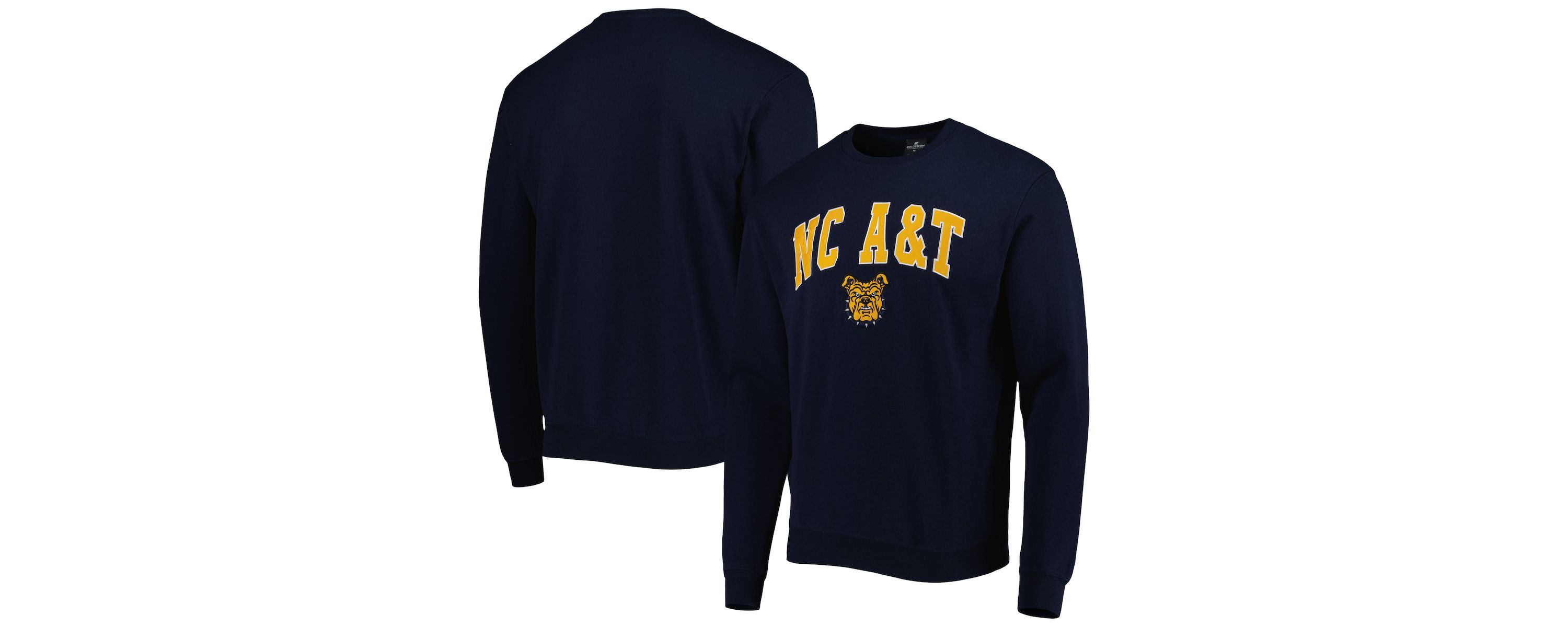 NC A&T Aggies NCAA North Carolina A&T Aggies Arch Over Logo Pullover Sweatshirt