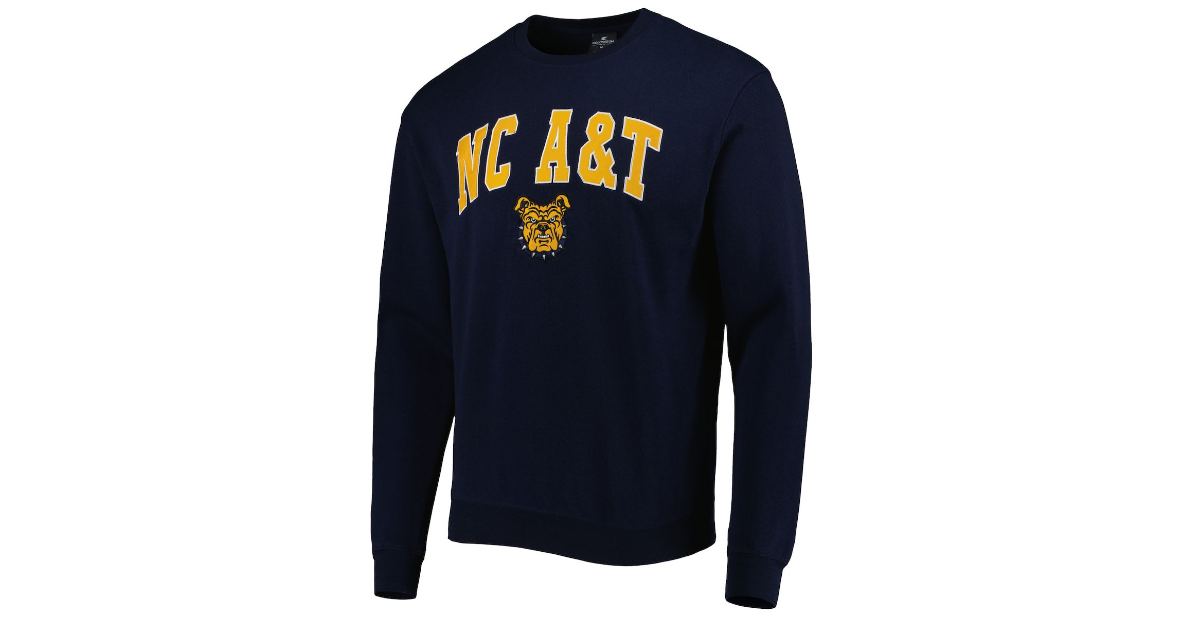 NC A&T Aggies NCAA North Carolina A&T Aggies Arch Over Logo Pullover Sweatshirt