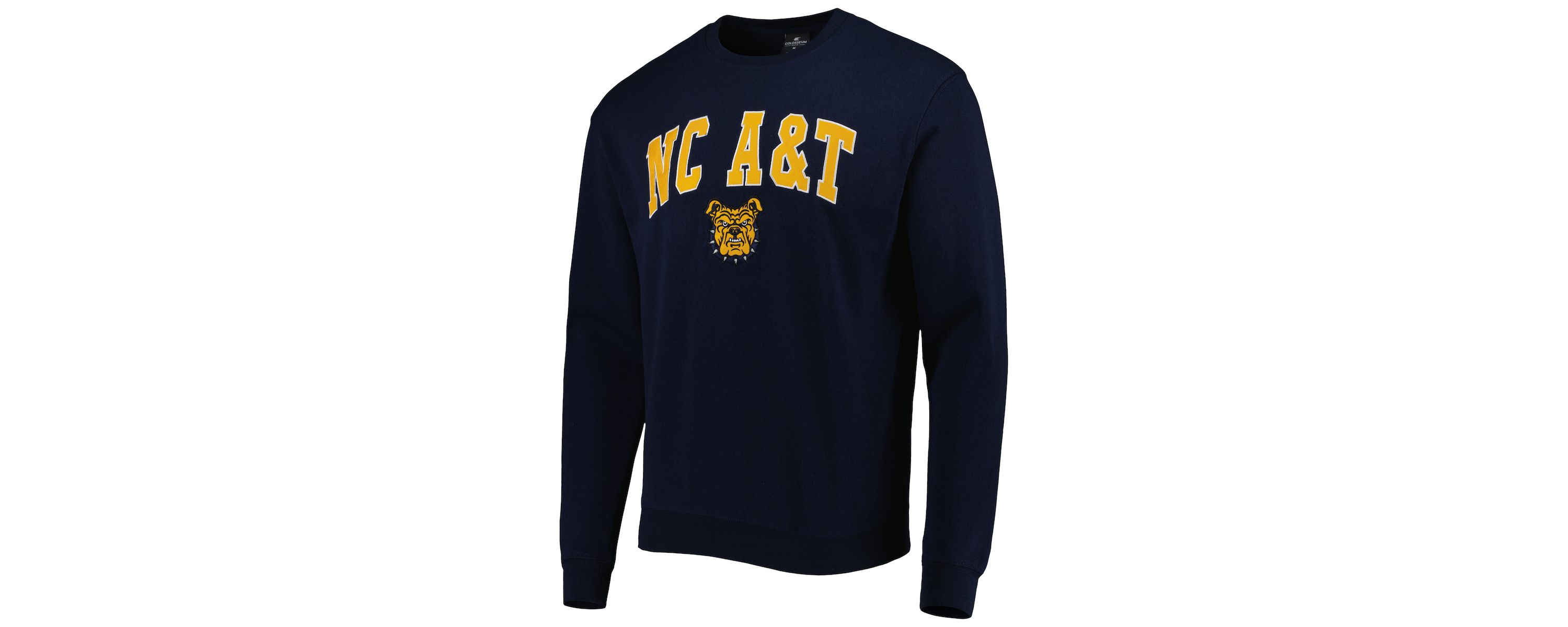 NC A&T Aggies NCAA North Carolina A&T Aggies Arch Over Logo Pullover Sweatshirt