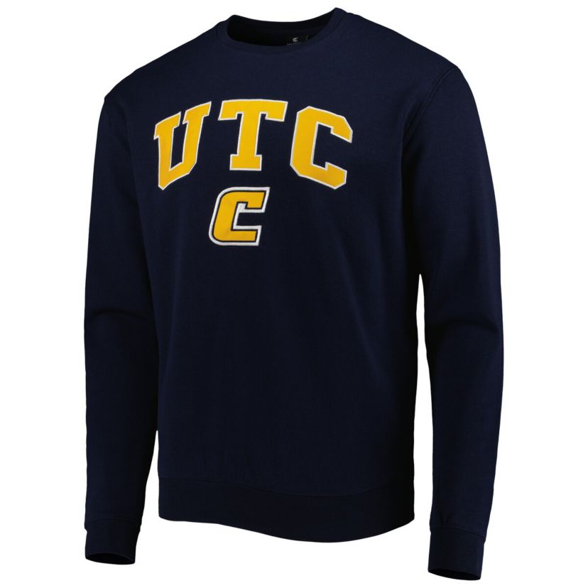 NCAA Tennessee Chattanooga Mocs Arch Over Logo Pullover Sweatshirt
