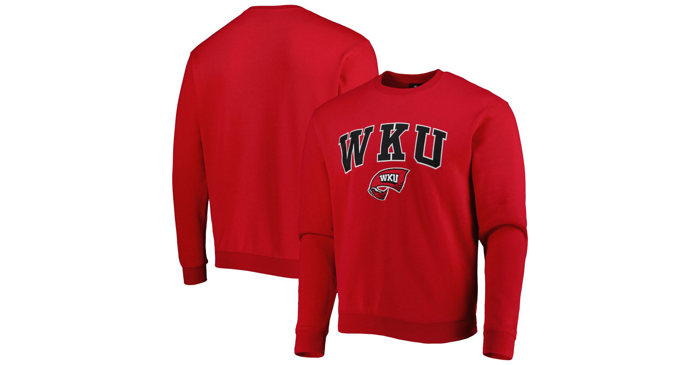 NCAA Western Kentucky Hilltoppers Arch Over Logo Pullover Sweatshirt