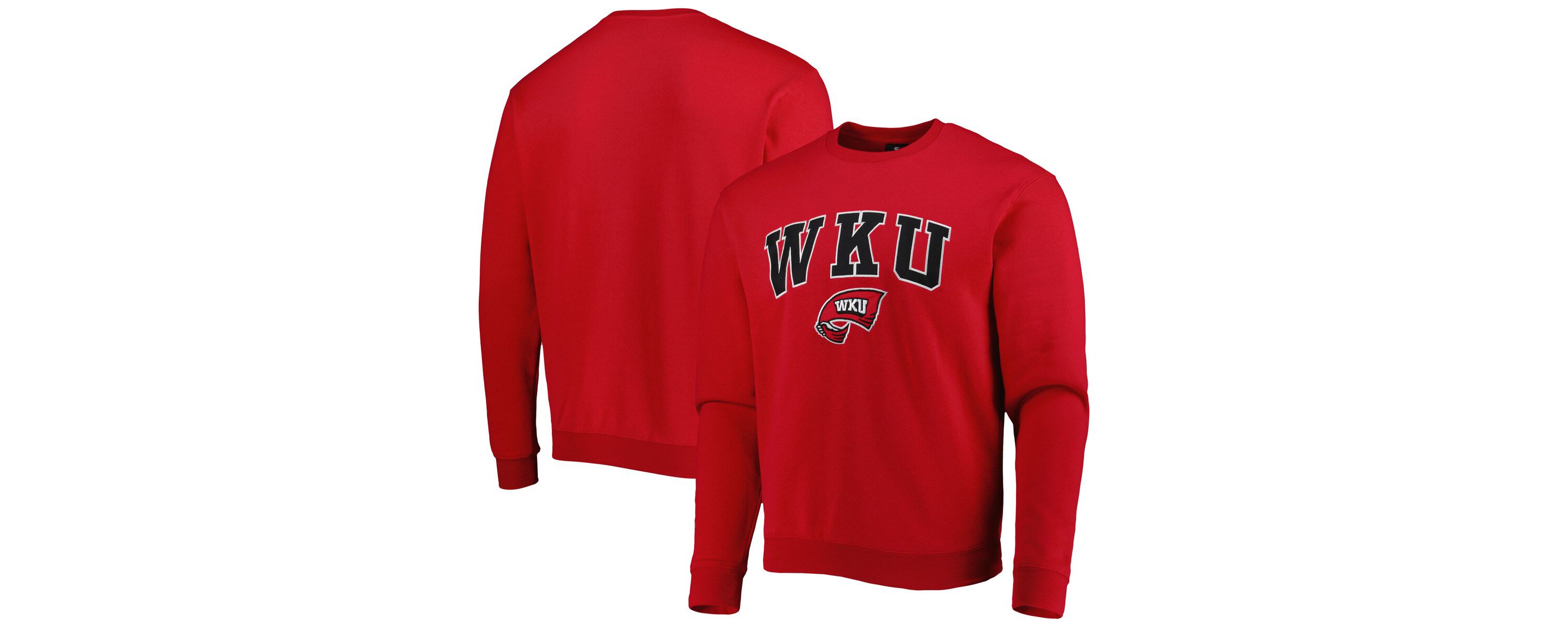NCAA Western Kentucky Hilltoppers Arch Over Logo Pullover Sweatshirt