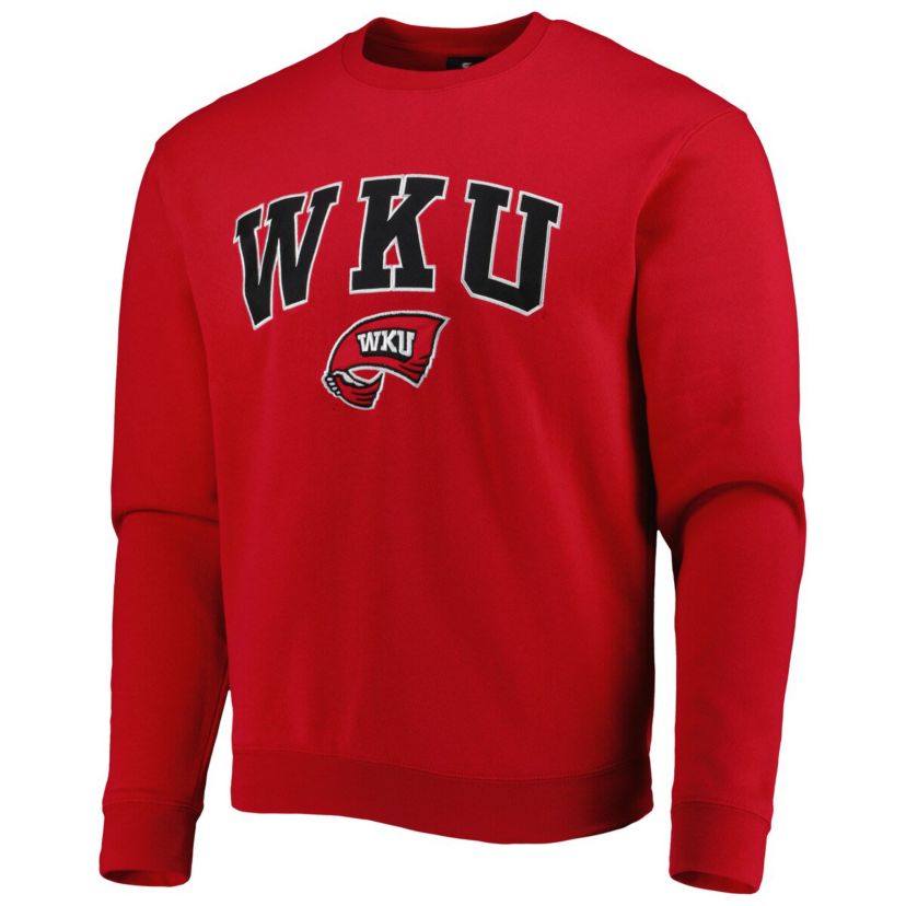 NCAA Western Kentucky Hilltoppers Arch Over Logo Pullover Sweatshirt