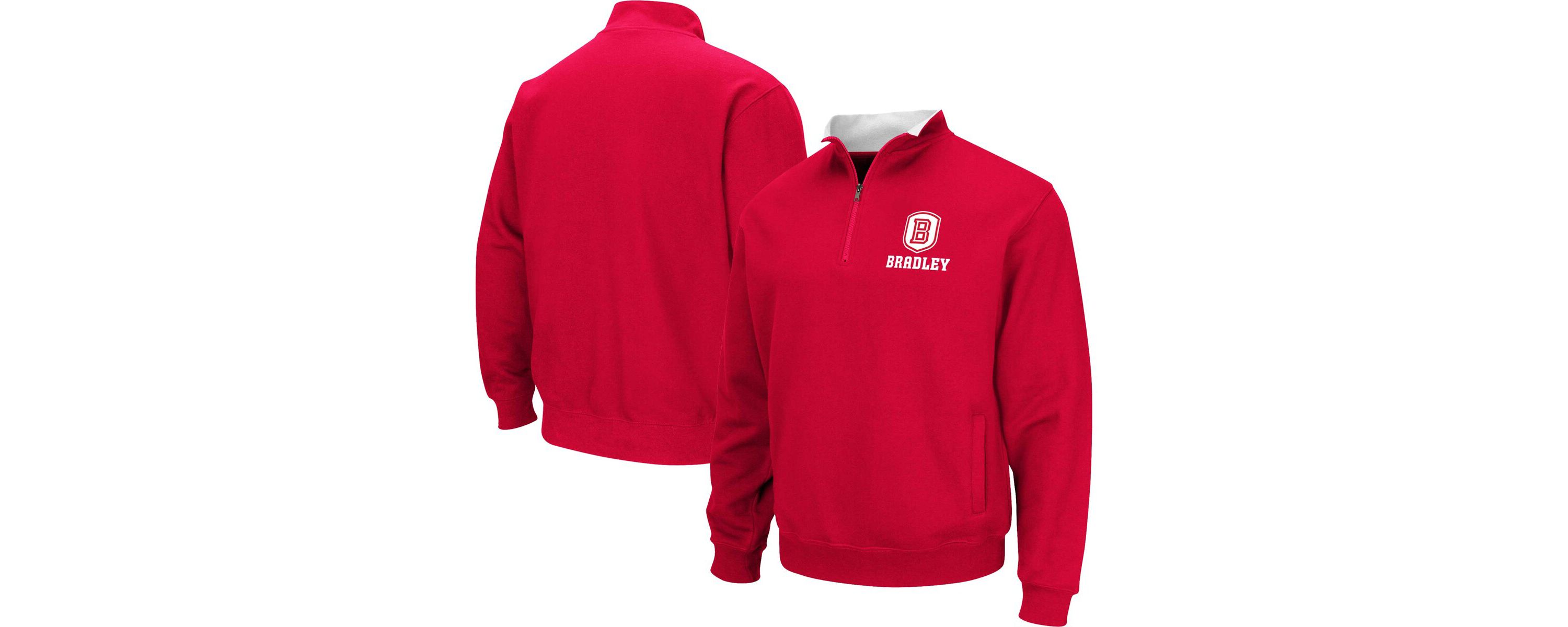 NCAA Bradley Braves Tortugas Quarter-Zip Sweatshirt