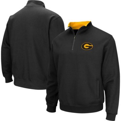 Colosseum Men's Grambling State Tigers NCAA Grambling Tigers Tortugas Quarter-Zip Sweatshirt, Black, Medium