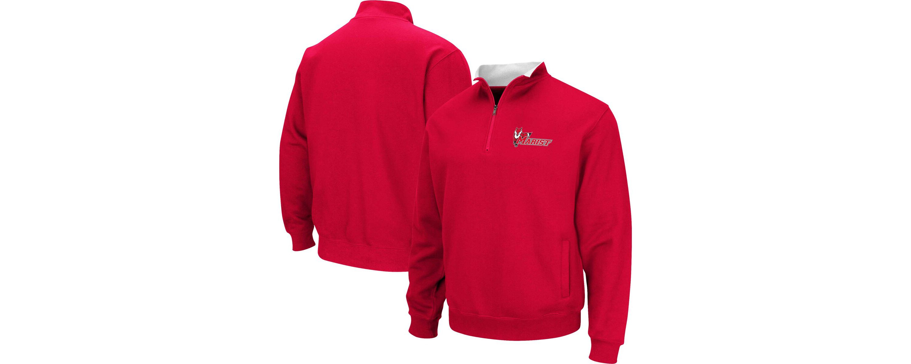 Marist Red Foxes NCAA Marist Foxes Tortugas Quarter-Zip Sweatshirt