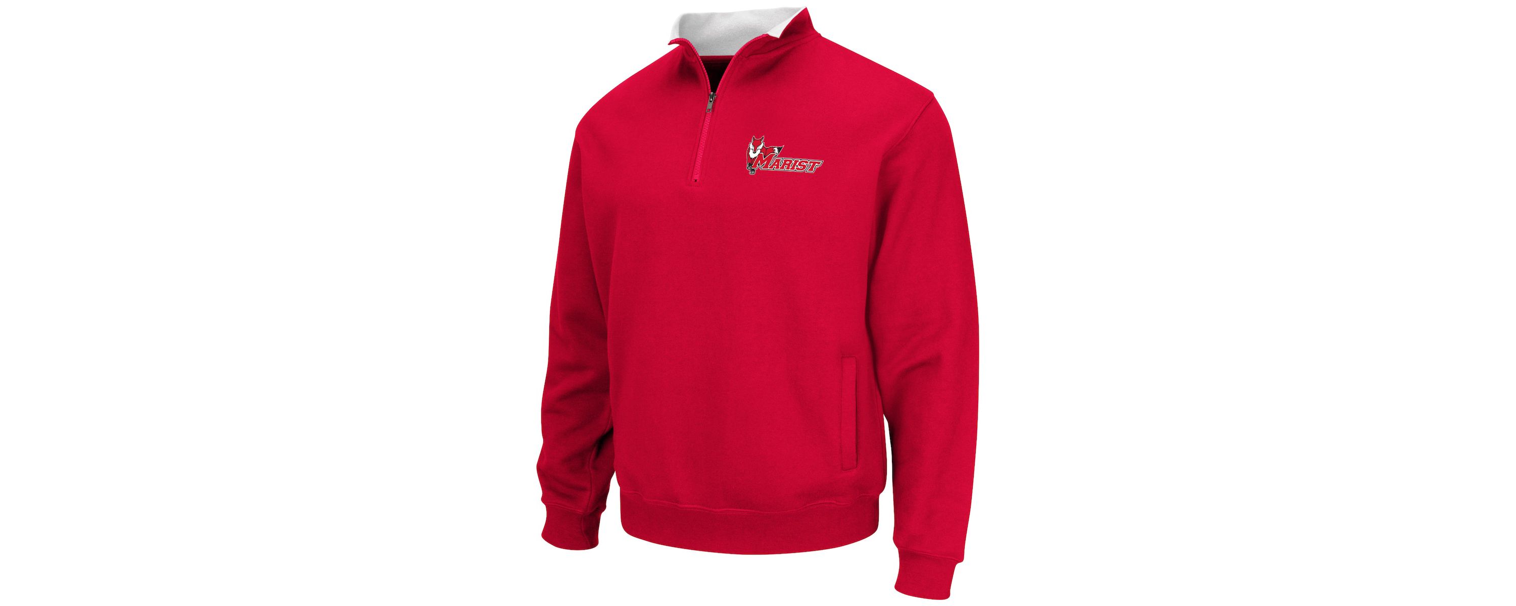 Marist Red Foxes NCAA Marist Foxes Tortugas Quarter-Zip Sweatshirt