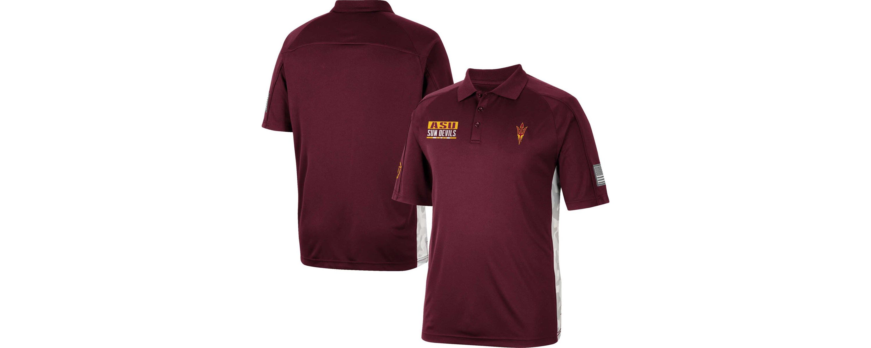 NCAA Arizona State Sun Devils OHT Military Appreciation Snow Polo