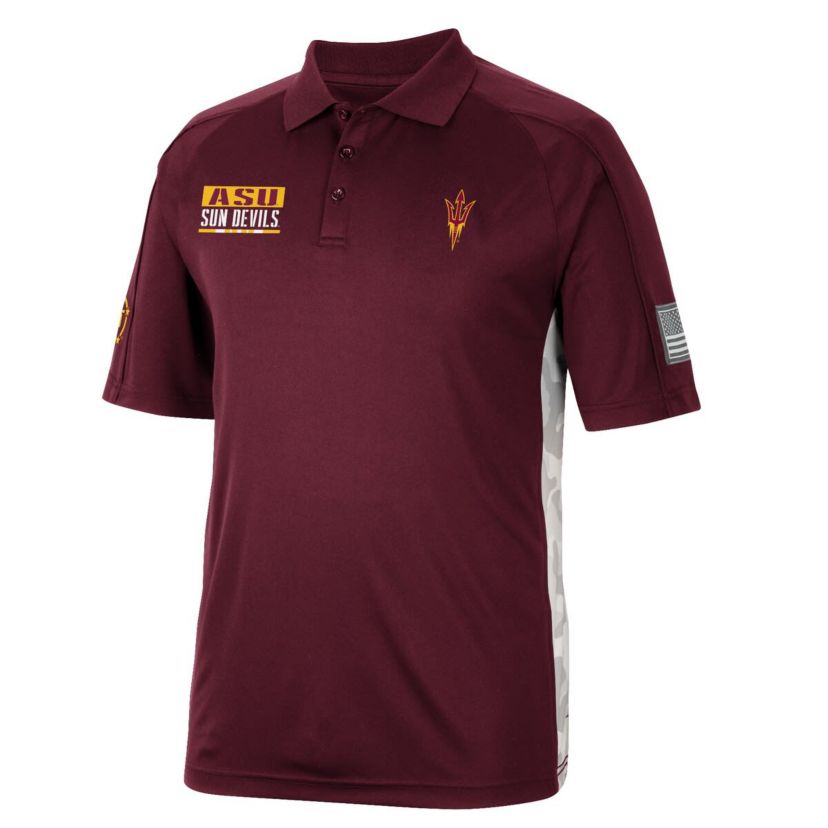 NCAA Arizona State Sun Devils OHT Military Appreciation Snow Polo