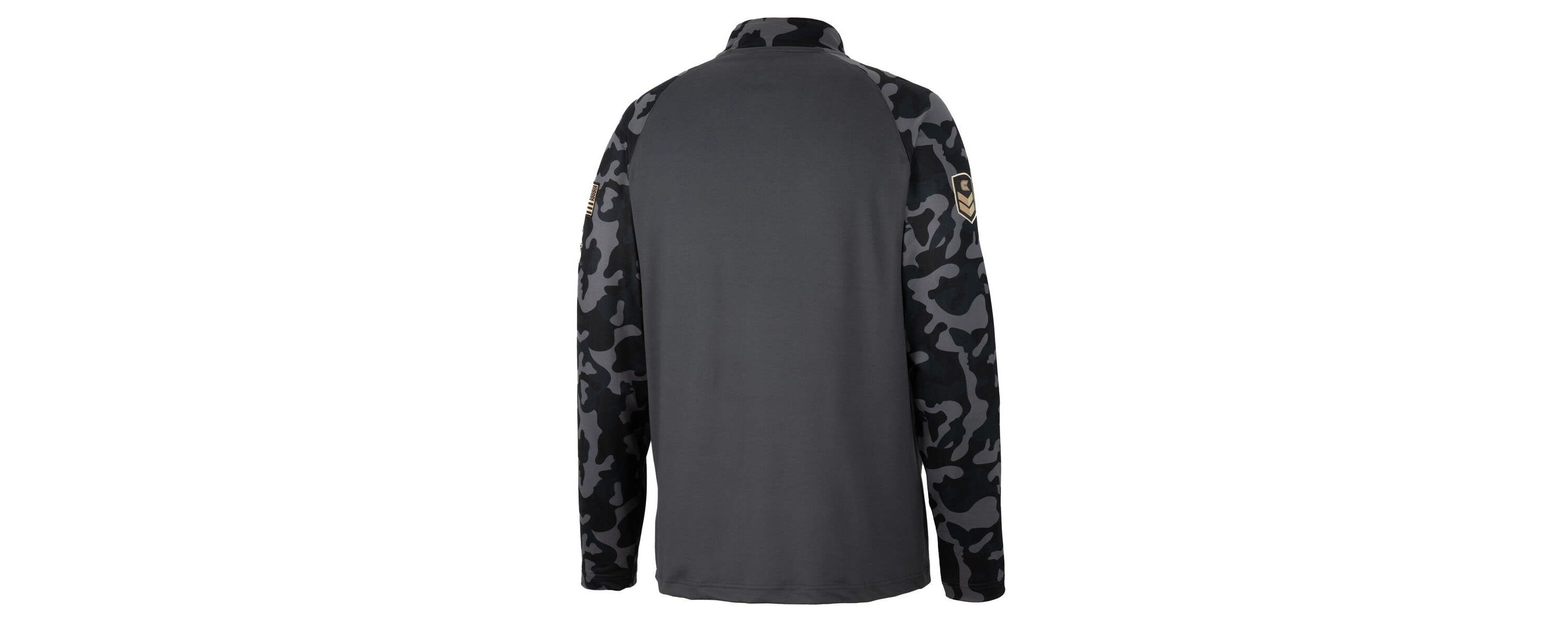 NCAA Villanova Wildcats OHT Military Appreciation Long Range Raglan Quarter-Zip Jacket
