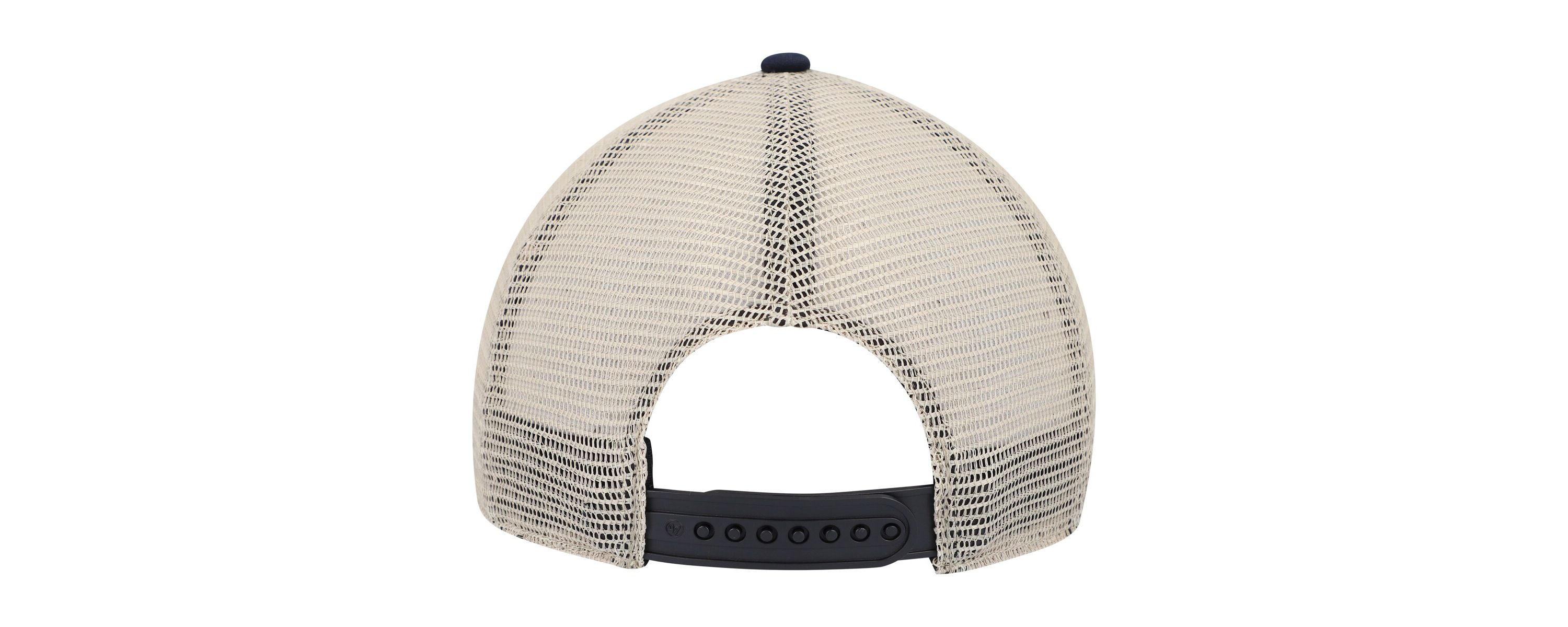NBA Black/Natural Brooklyn Nets Four Stroke Clean Up Snapback Hat