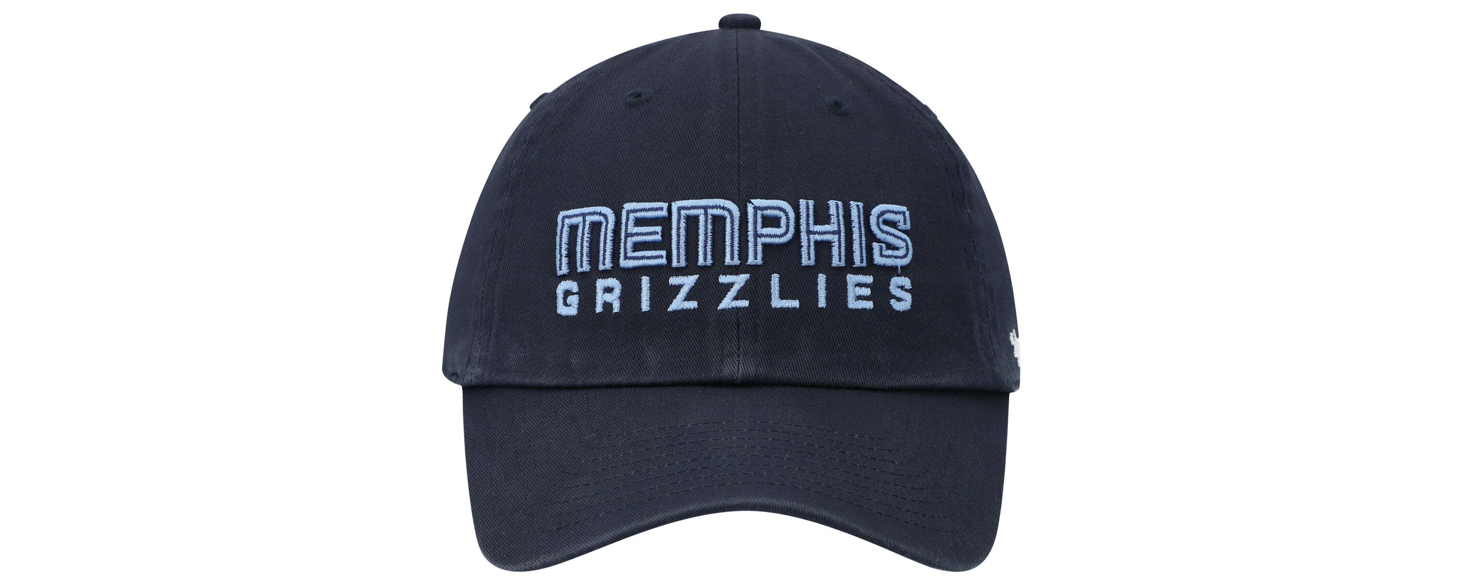NBA Memphis Grizzlies Clean Up Wordmark Adjustable Hat