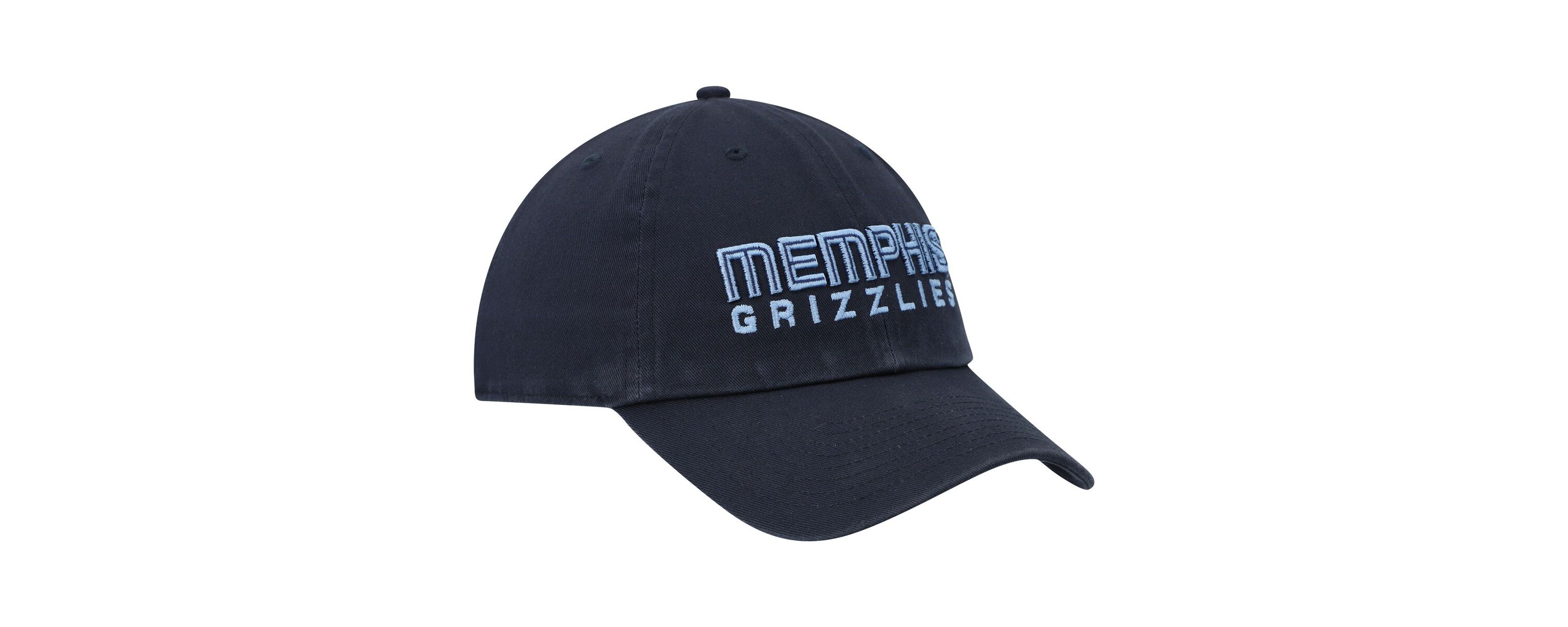 NBA Memphis Grizzlies Clean Up Wordmark Adjustable Hat