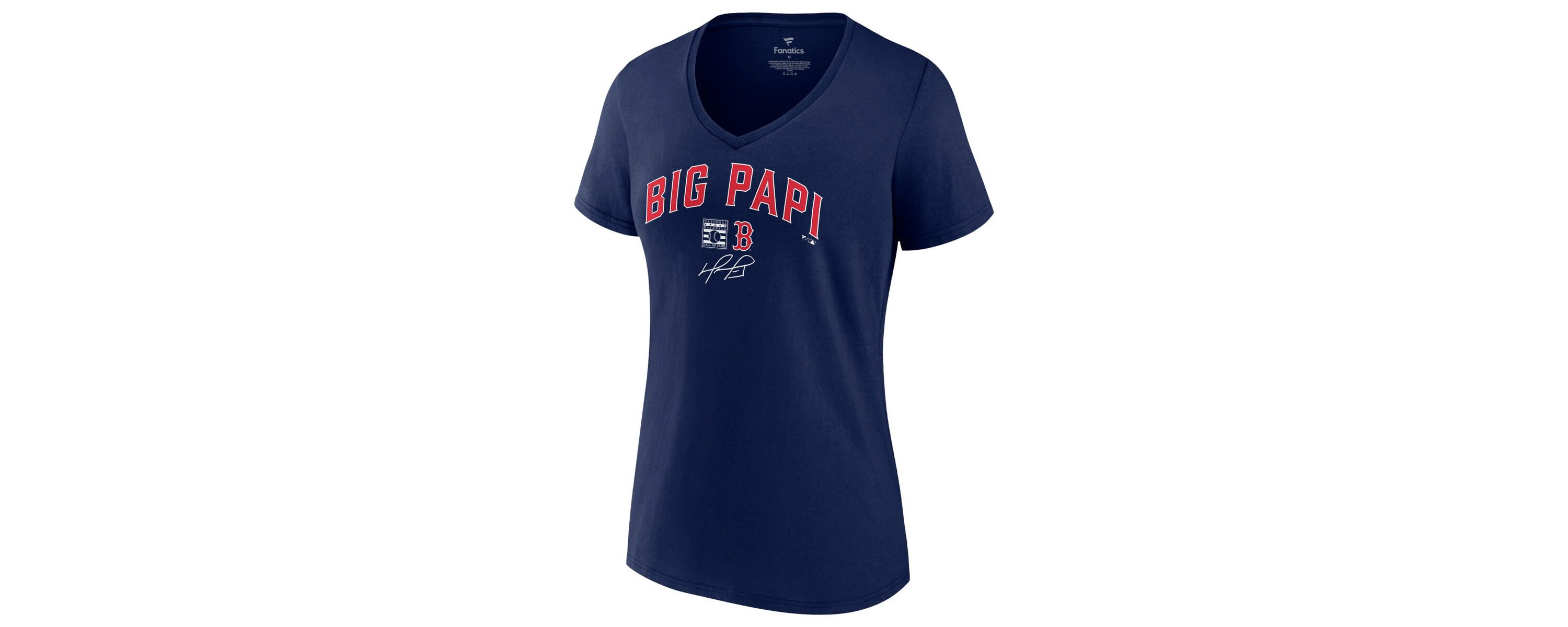 Boston Red Sox MLB Fanatics David Ortiz Boston Sox Big Papi Graphic V-Neck T-Shirt