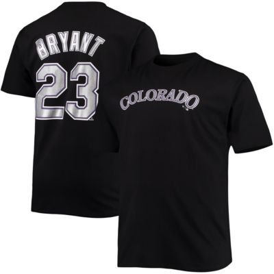 Men's MLB Fanatics Kris Bryant Colorado Rockies Big & Tall Name & Number T-Shirt