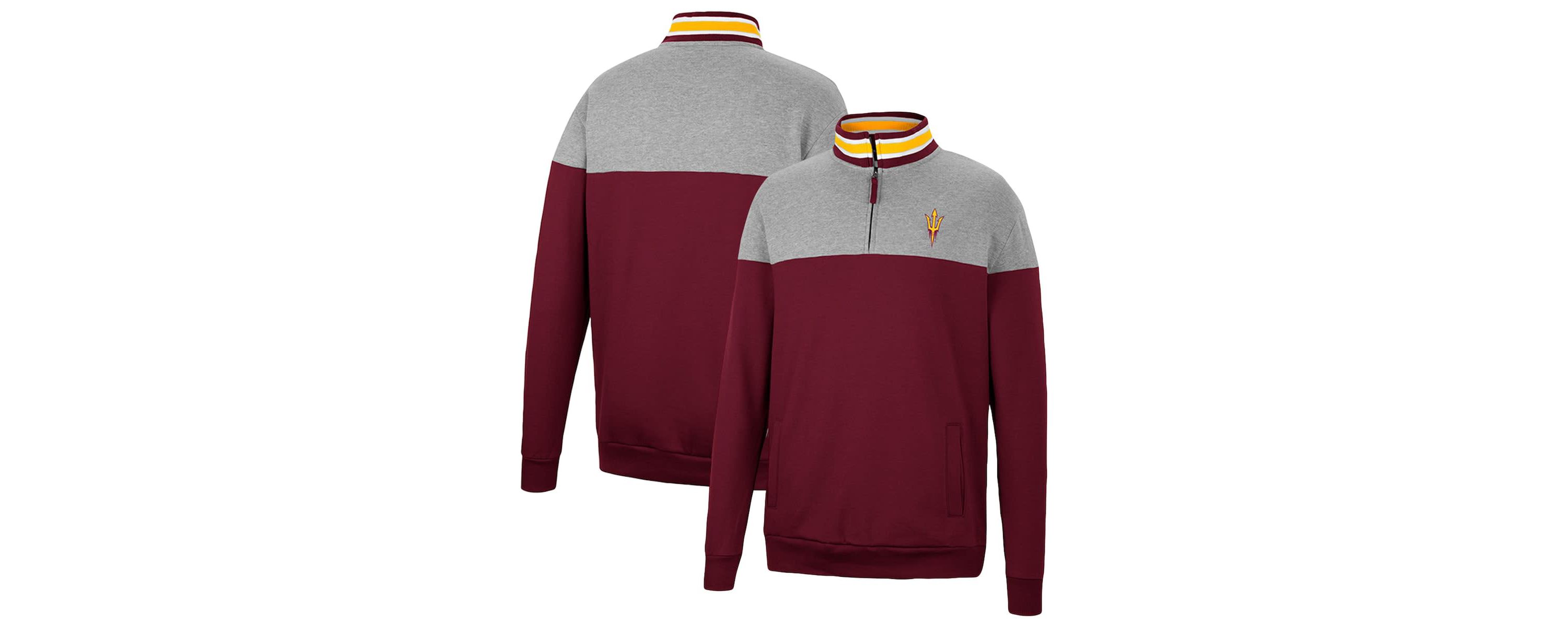 NCAA ed Arizona State Sun Devils Be the Ball Quarter-Zip Top