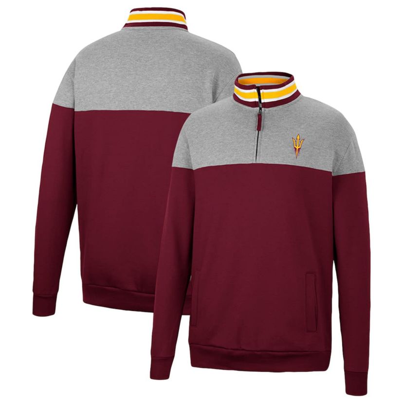 NCAA ed Arizona State Sun Devils Be the Ball Quarter-Zip Top
