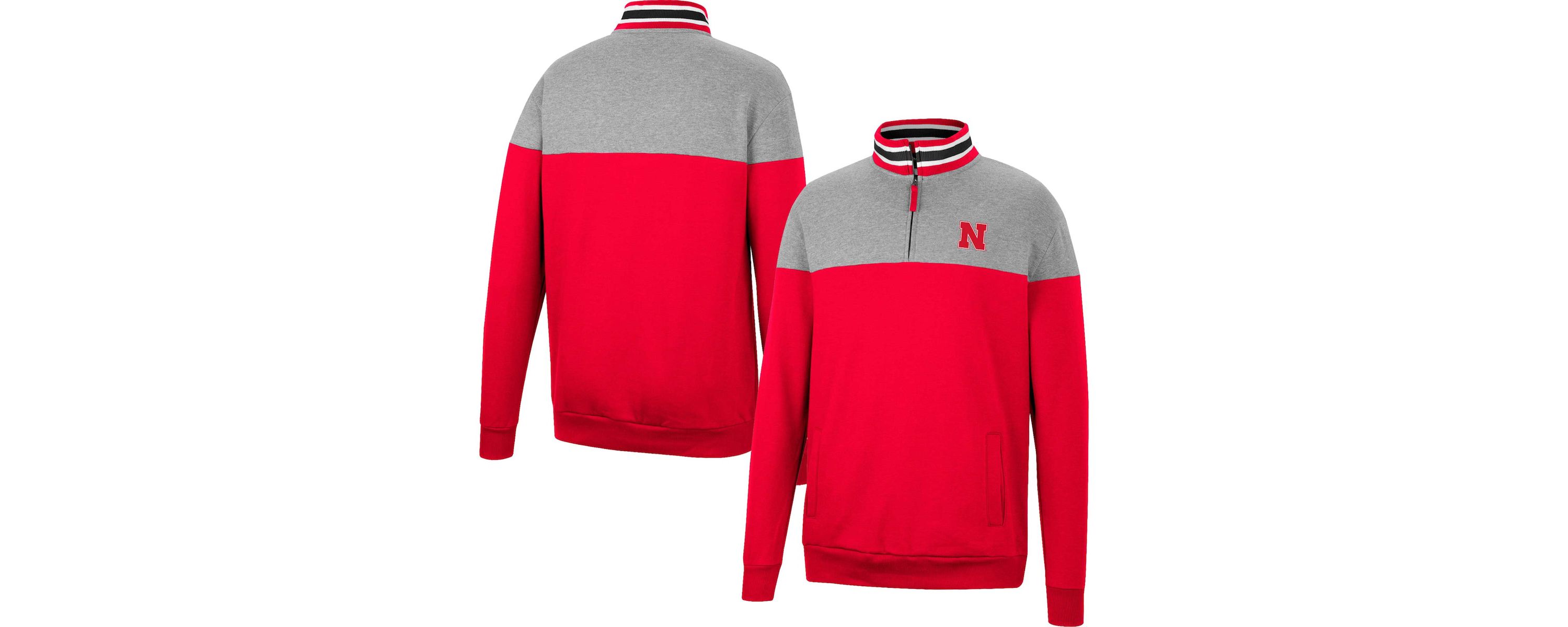 NCAA ed Nebraska Huskers Be the Ball Quarter-Zip Top