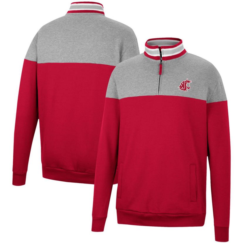 NCAA ed Washington State Cougars Be the Ball Quarter-Zip Top
