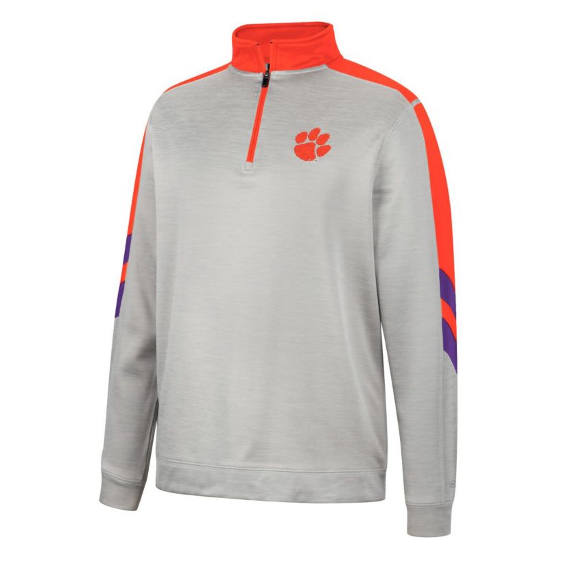 NCAA Clemson Tigers Bushwood Fleece Quarter-Zip Jacket