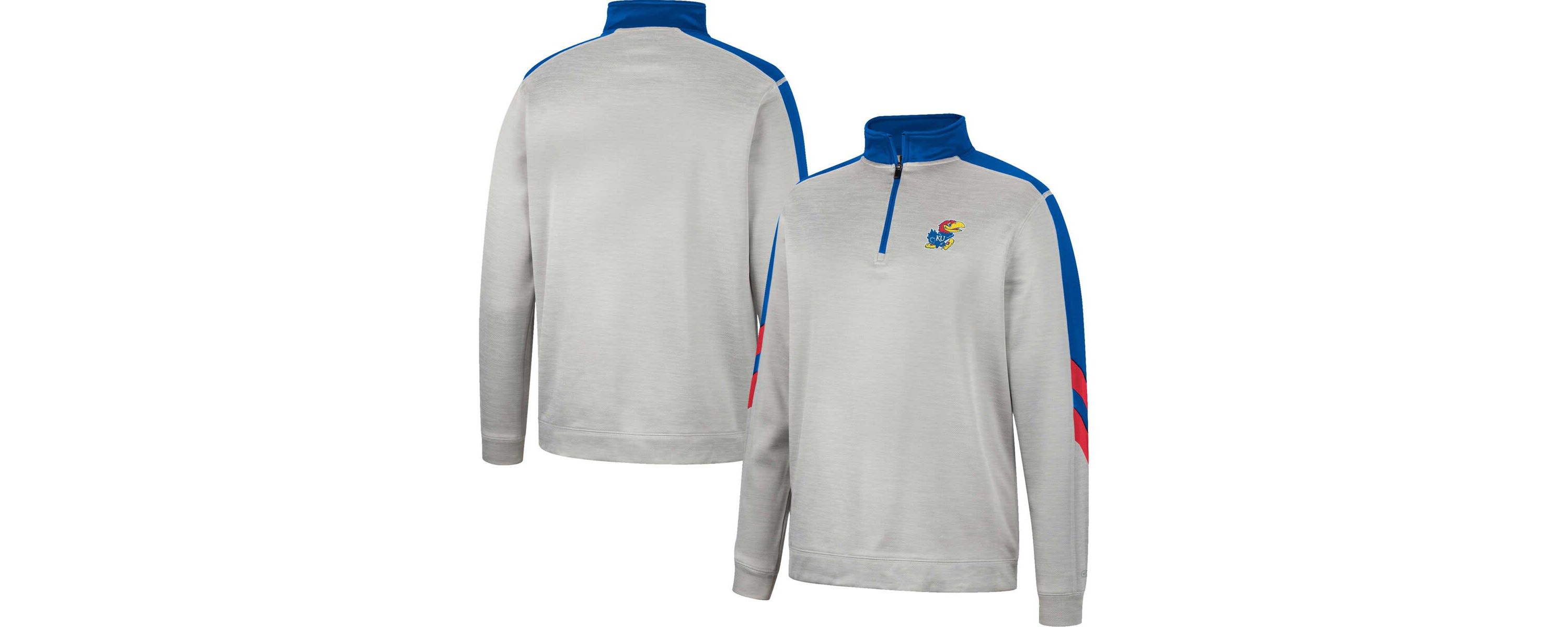 NCAA Kansas Jayhawks Bushwood Fleece Quarter-Zip Jacket