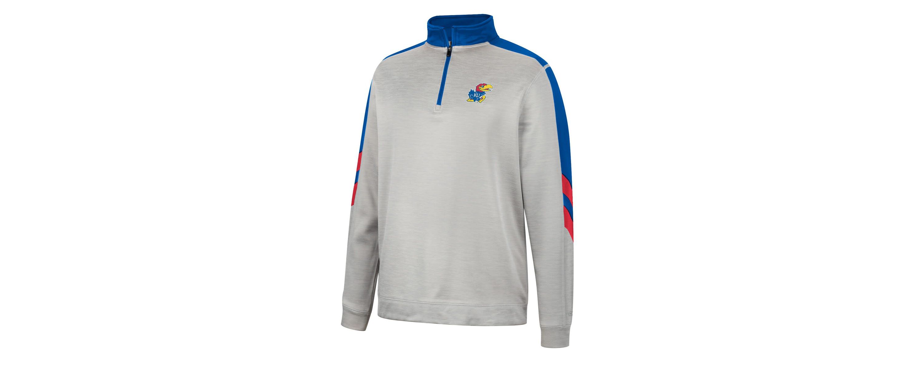NCAA Kansas Jayhawks Bushwood Fleece Quarter-Zip Jacket