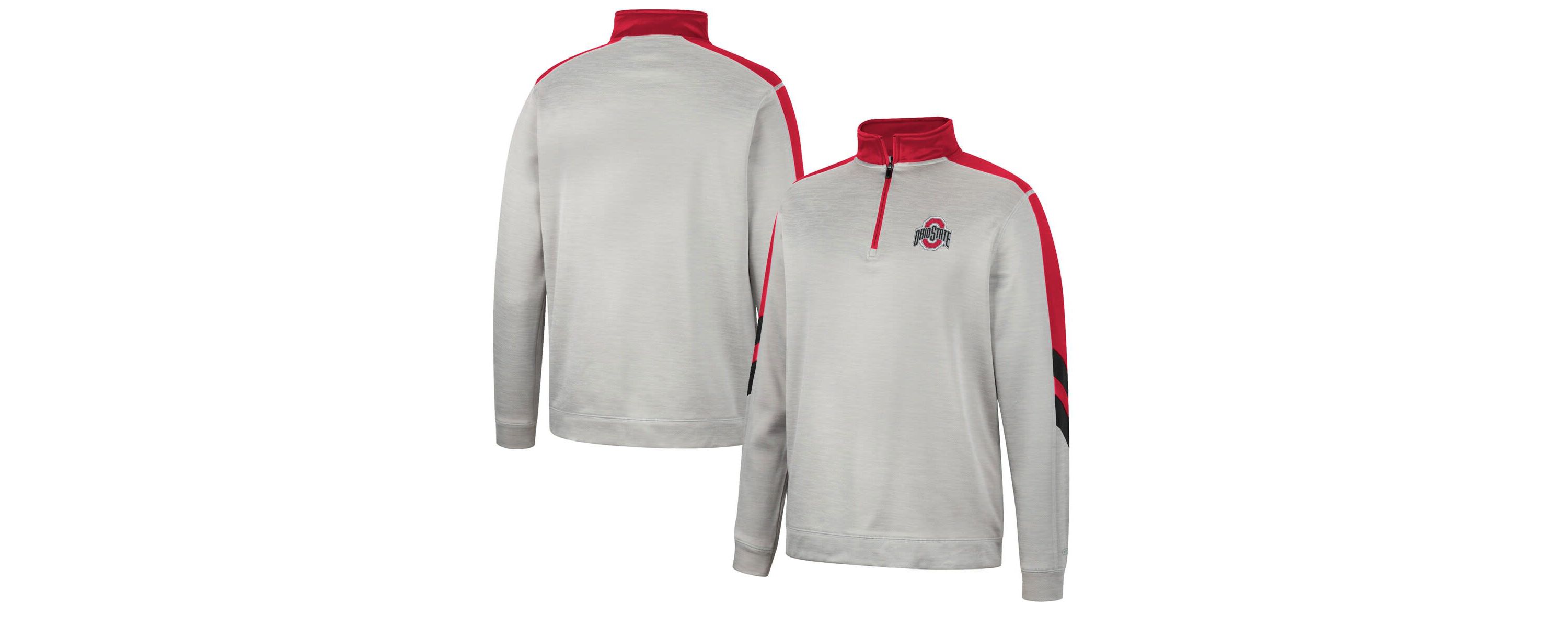 NCAA Ohio State Buckeyes Bushwood Fleece Quarter-Zip Jacket