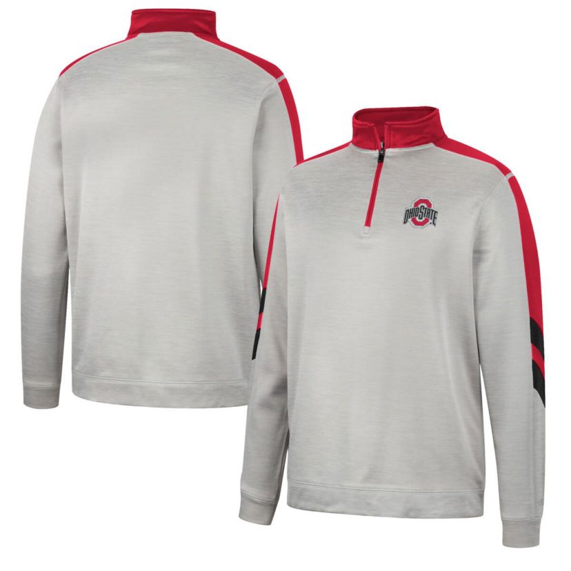 NCAA Ohio State Buckeyes Bushwood Fleece Quarter-Zip Jacket