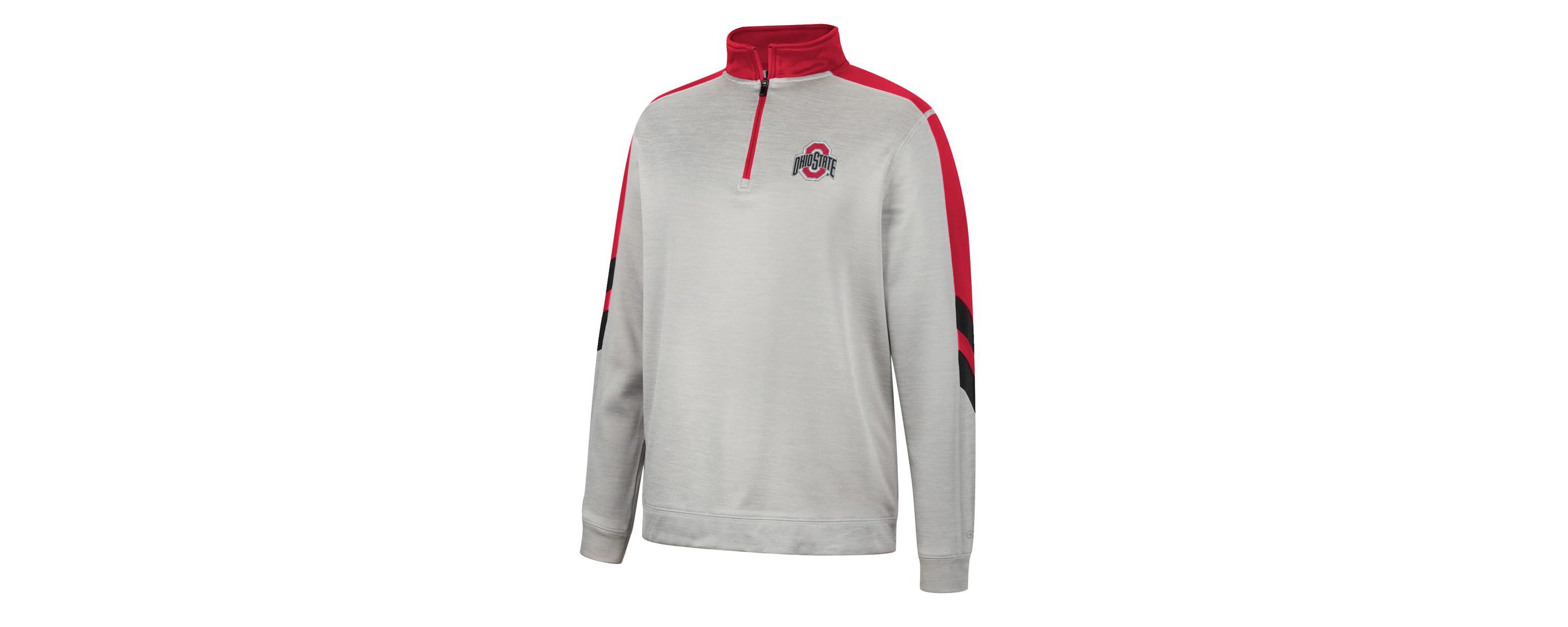 NCAA Ohio State Buckeyes Bushwood Fleece Quarter-Zip Jacket