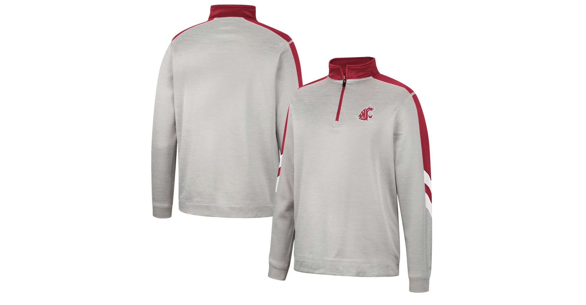 NCAA Washington State Cougars Bushwood Fleece Quarter-Zip Jacket
