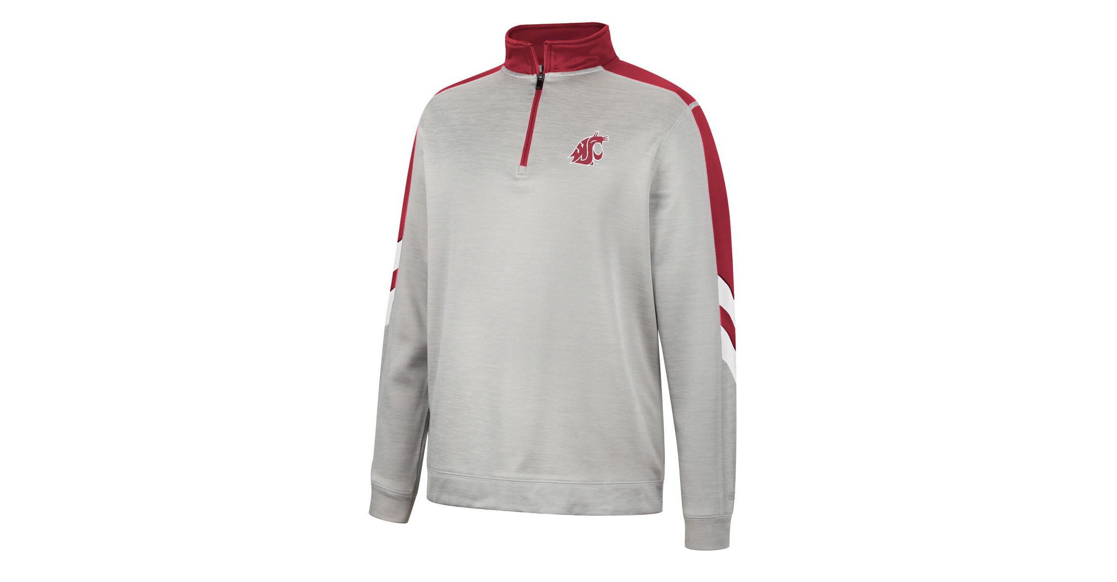 NCAA Washington State Cougars Bushwood Fleece Quarter-Zip Jacket
