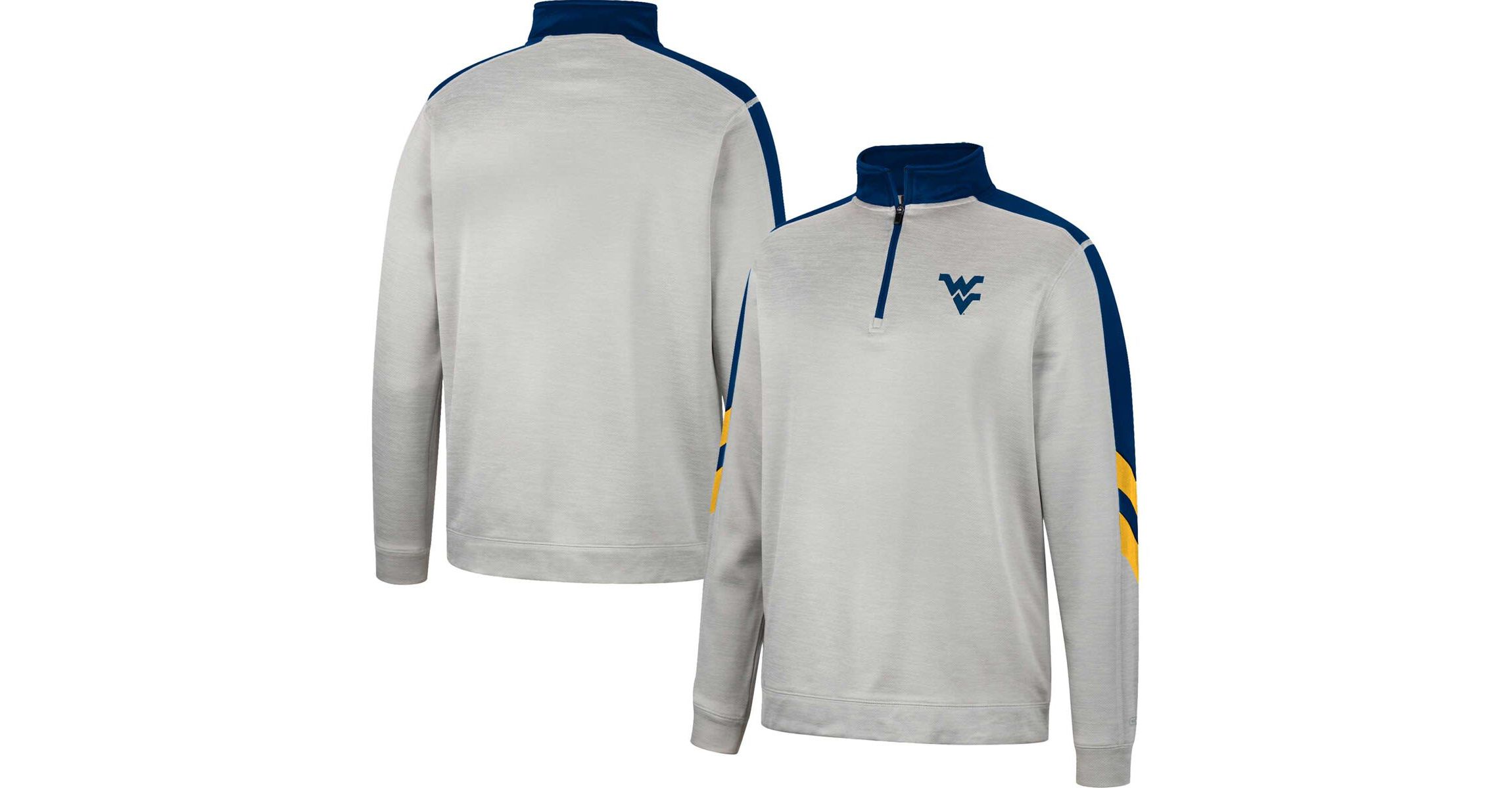 NCAA West Virginia Mountaineers Bushwood Fleece Quarter-Zip Jacket
