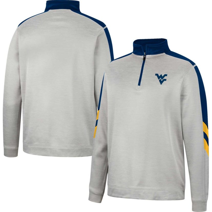 NCAA West Virginia Mountaineers Bushwood Fleece Quarter-Zip Jacket