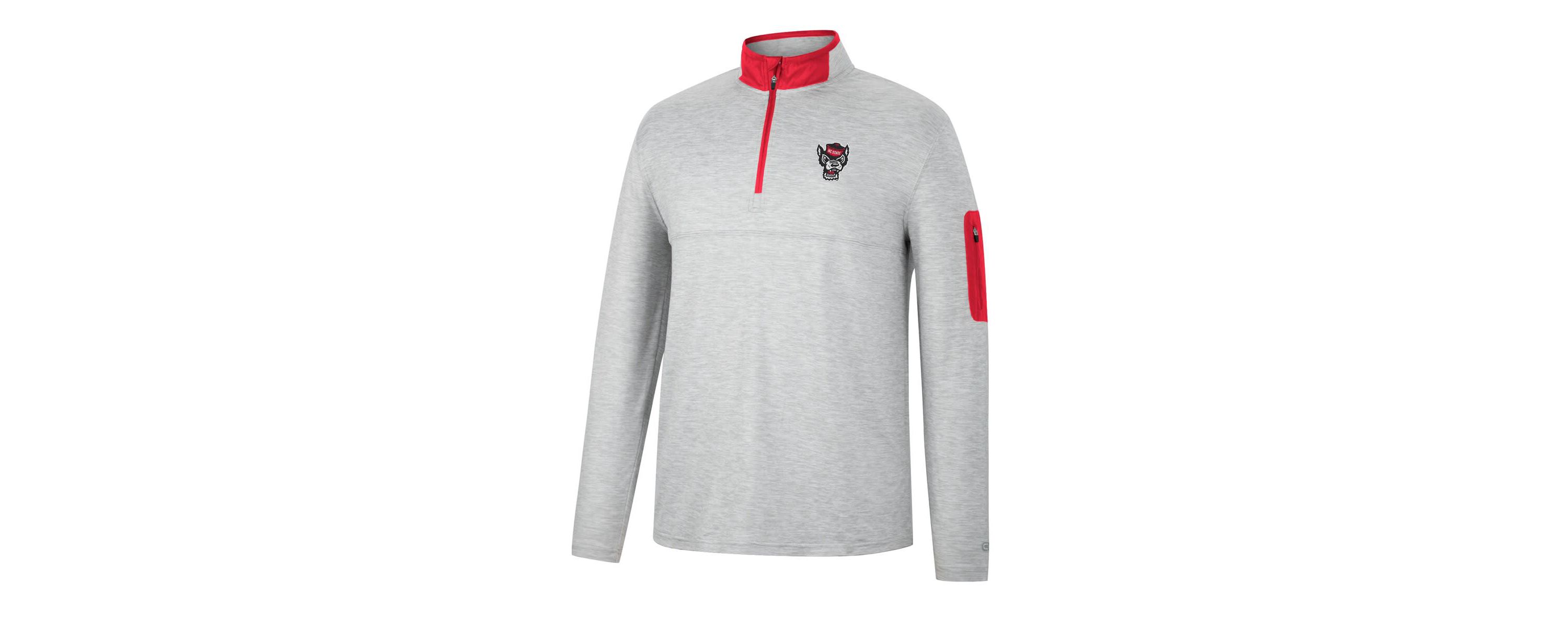 NCAA ed NC State Wolfpack Country Club Windshirt Quarter-Zip Jacket