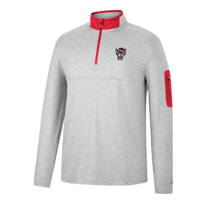 NCAA ed NC State Wolfpack Country Club Windshirt Quarter-Zip Jacket