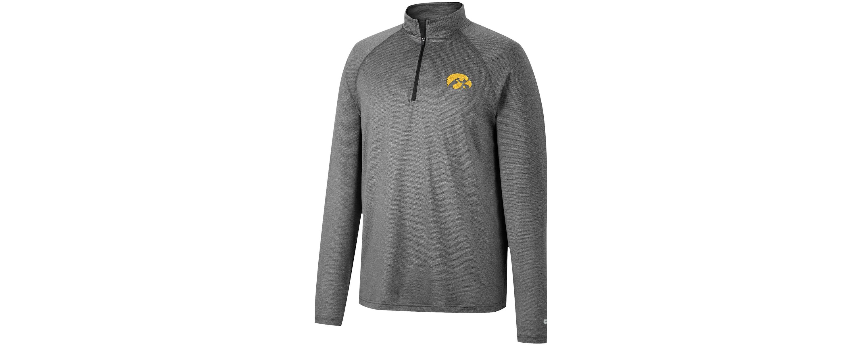 NCAA ed Iowa Hawkeyes Earth First Raglan Quarter-Zip Windshirt