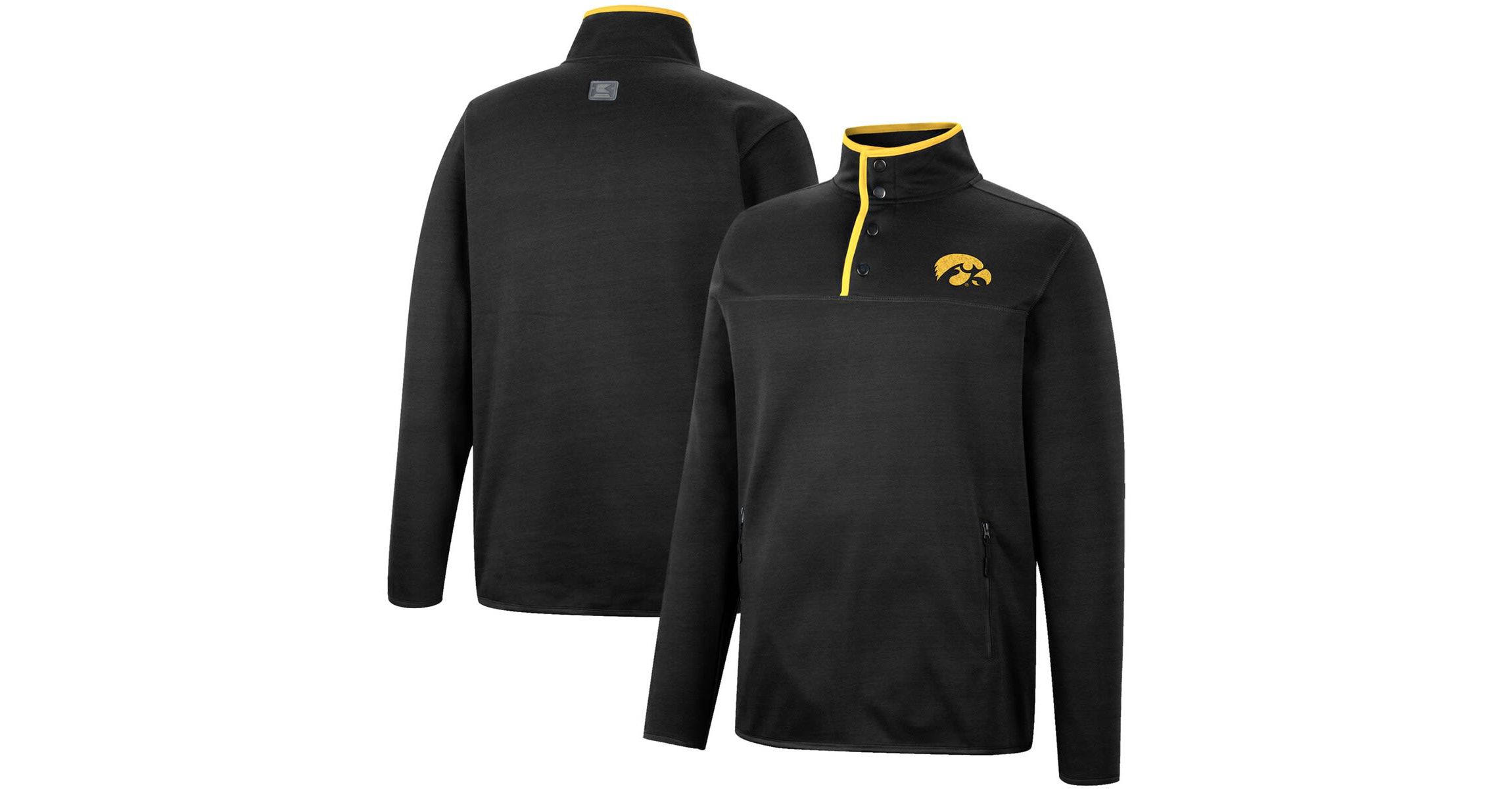NCAA Iowa Hawkeyes Rebound Quarter-Snap Jacket