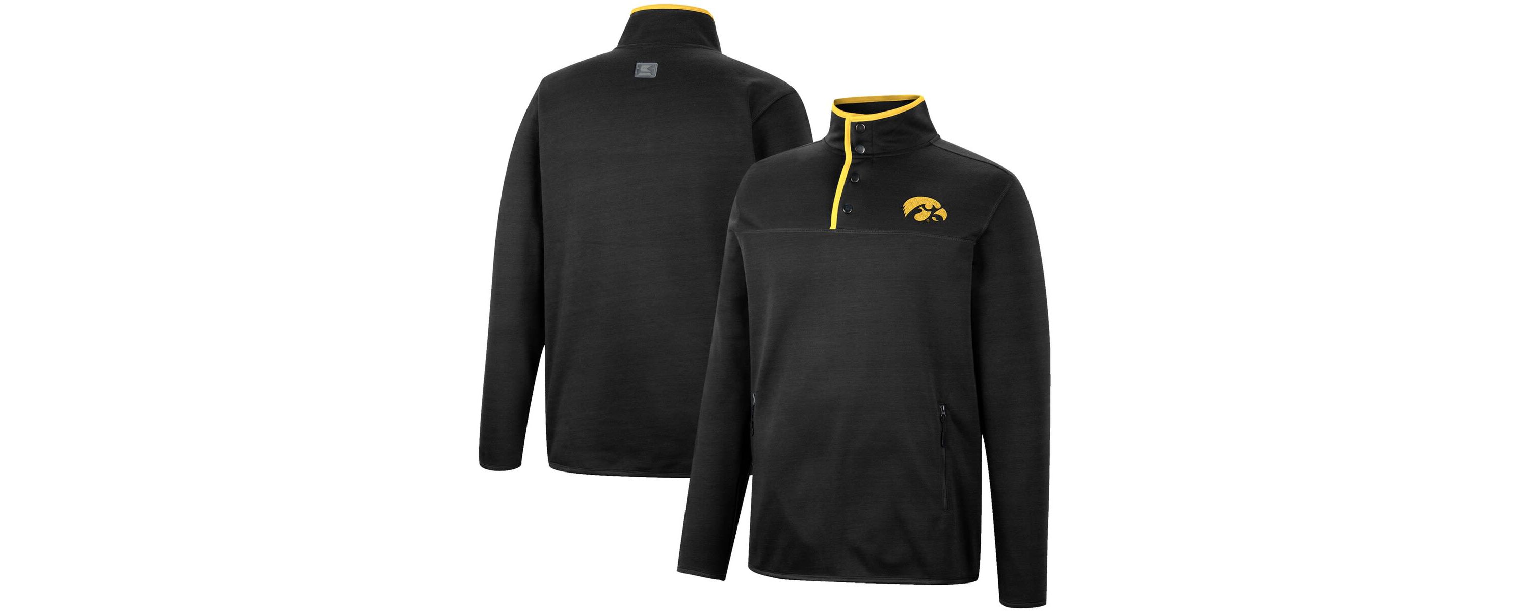 NCAA Iowa Hawkeyes Rebound Quarter-Snap Jacket