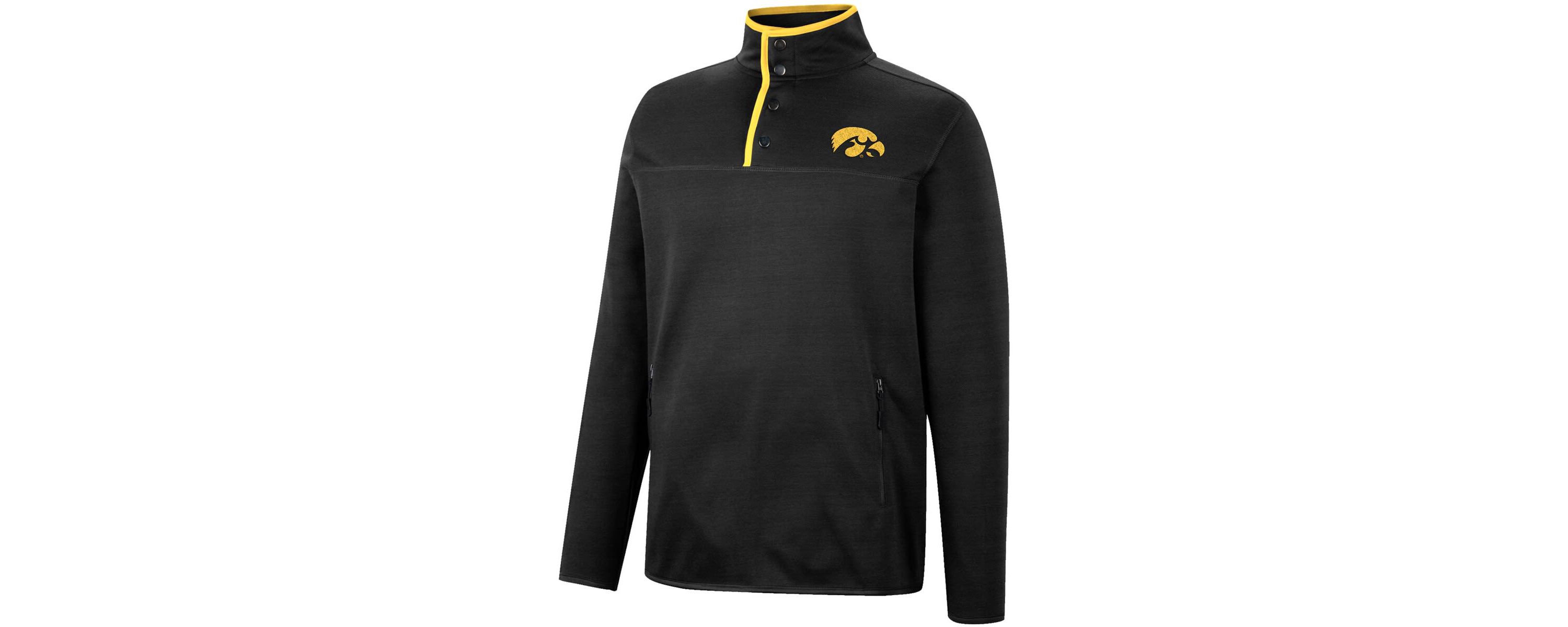 NCAA Iowa Hawkeyes Rebound Quarter-Snap Jacket