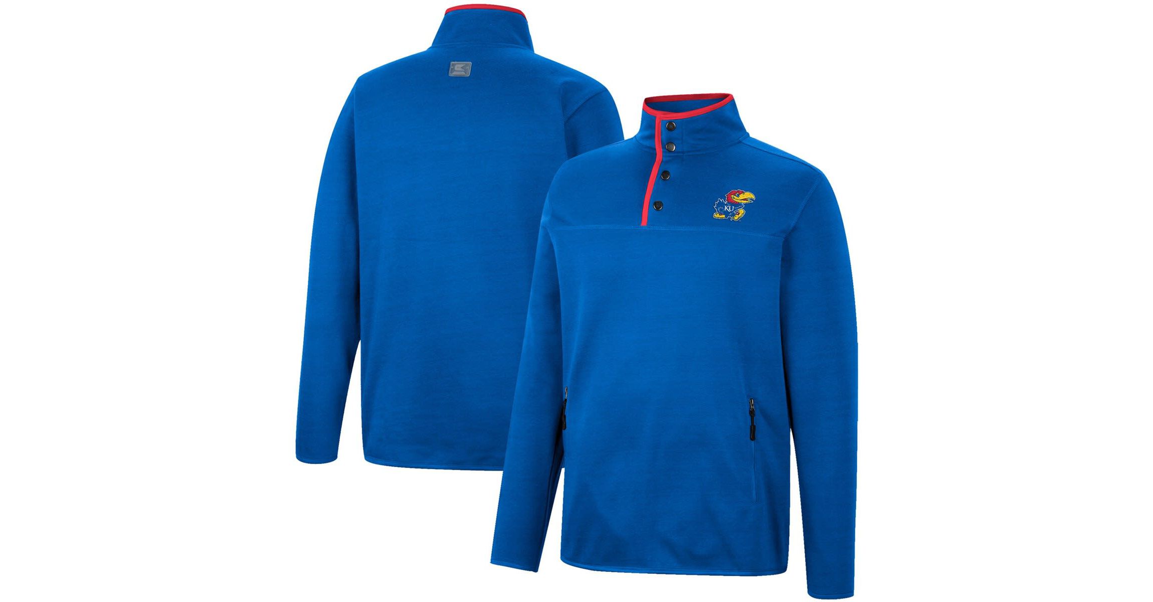 NCAA Kansas Jayhawks Rebound Quarter-Snap Jacket
