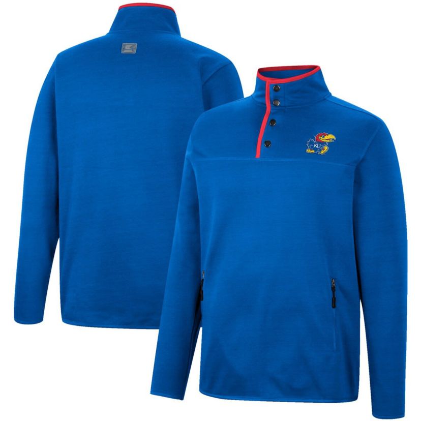 NCAA Kansas Jayhawks Rebound Quarter-Snap Jacket