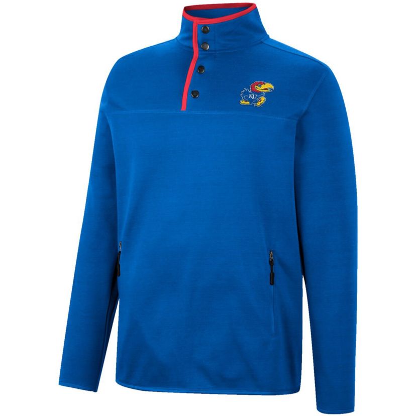 NCAA Kansas Jayhawks Rebound Quarter-Snap Jacket