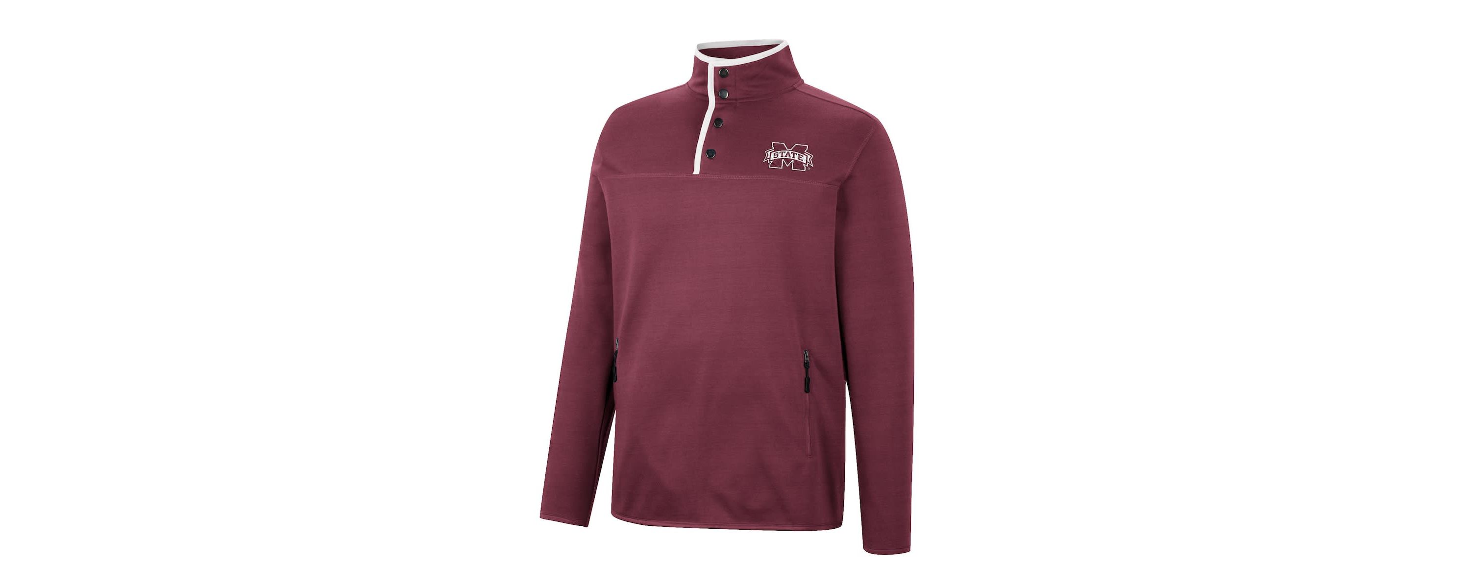 NCAA Mississippi State Bulldogs Rebound Quarter-Snap Jacket