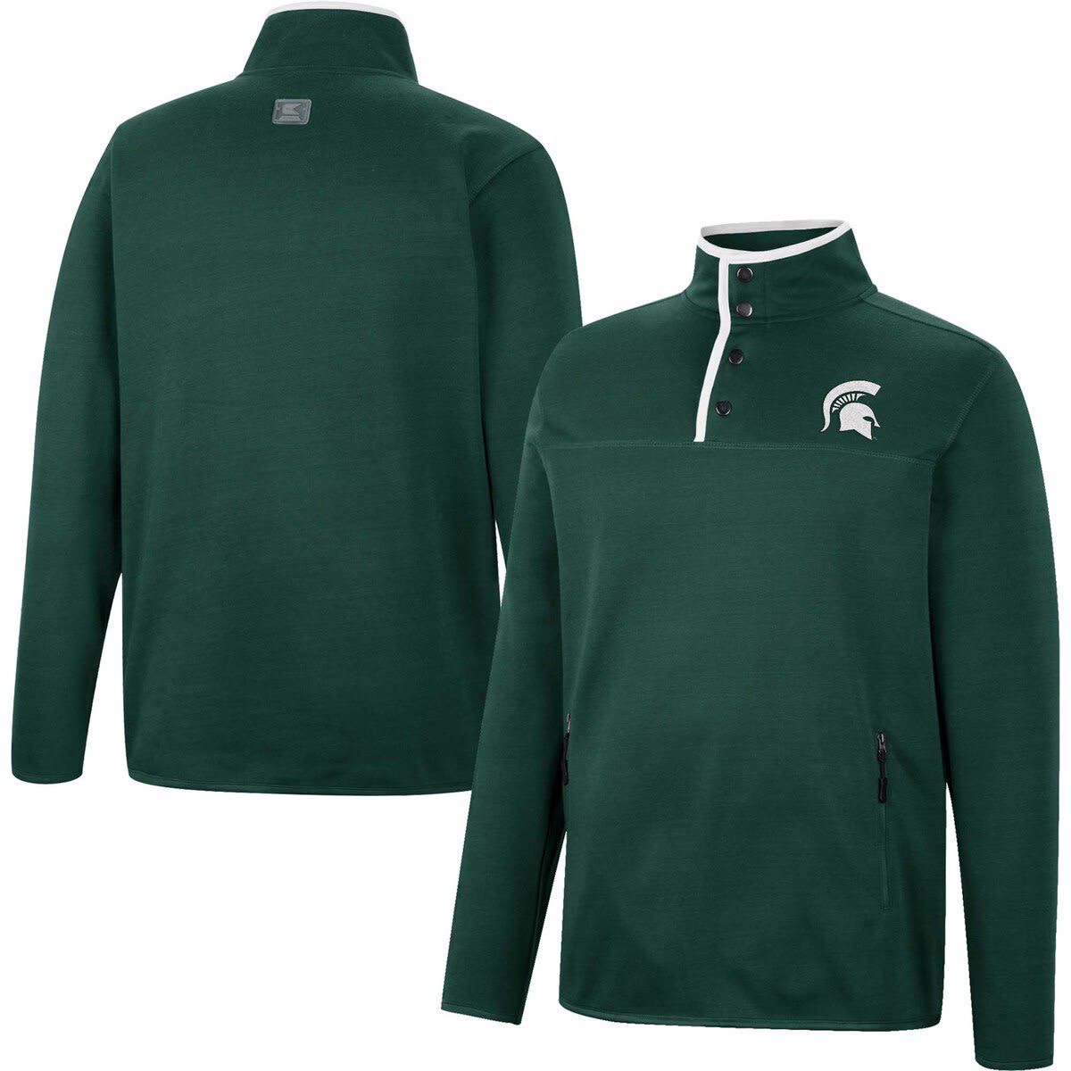 NCAA Michigan State Spartans Rebound Quarter-Snap Jacket