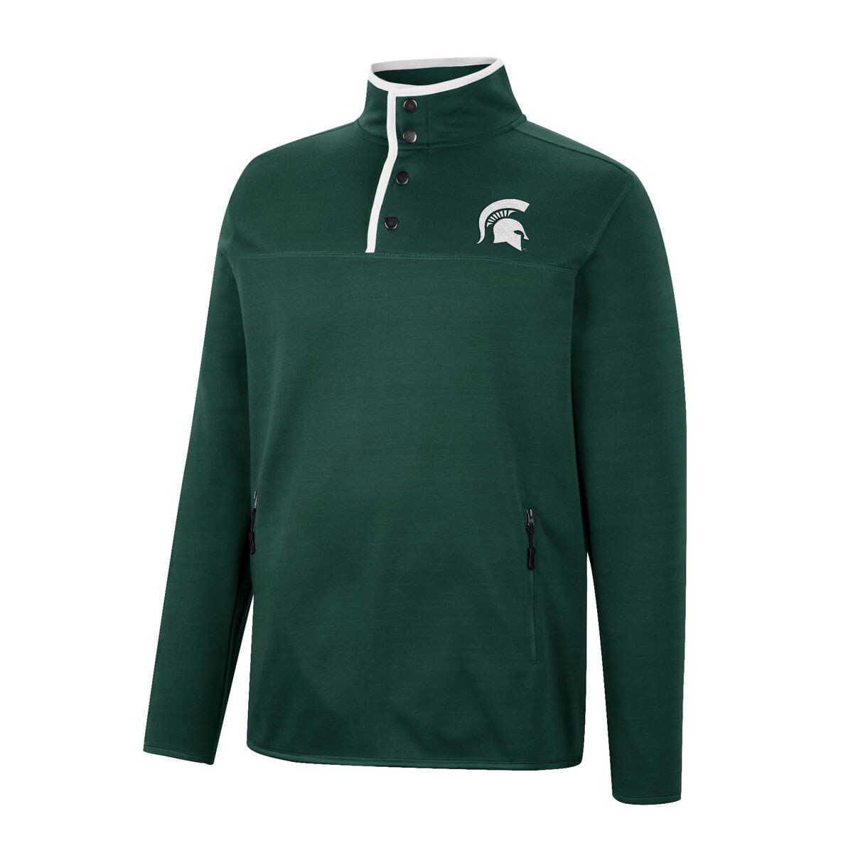 NCAA Michigan State Spartans Rebound Quarter-Snap Jacket