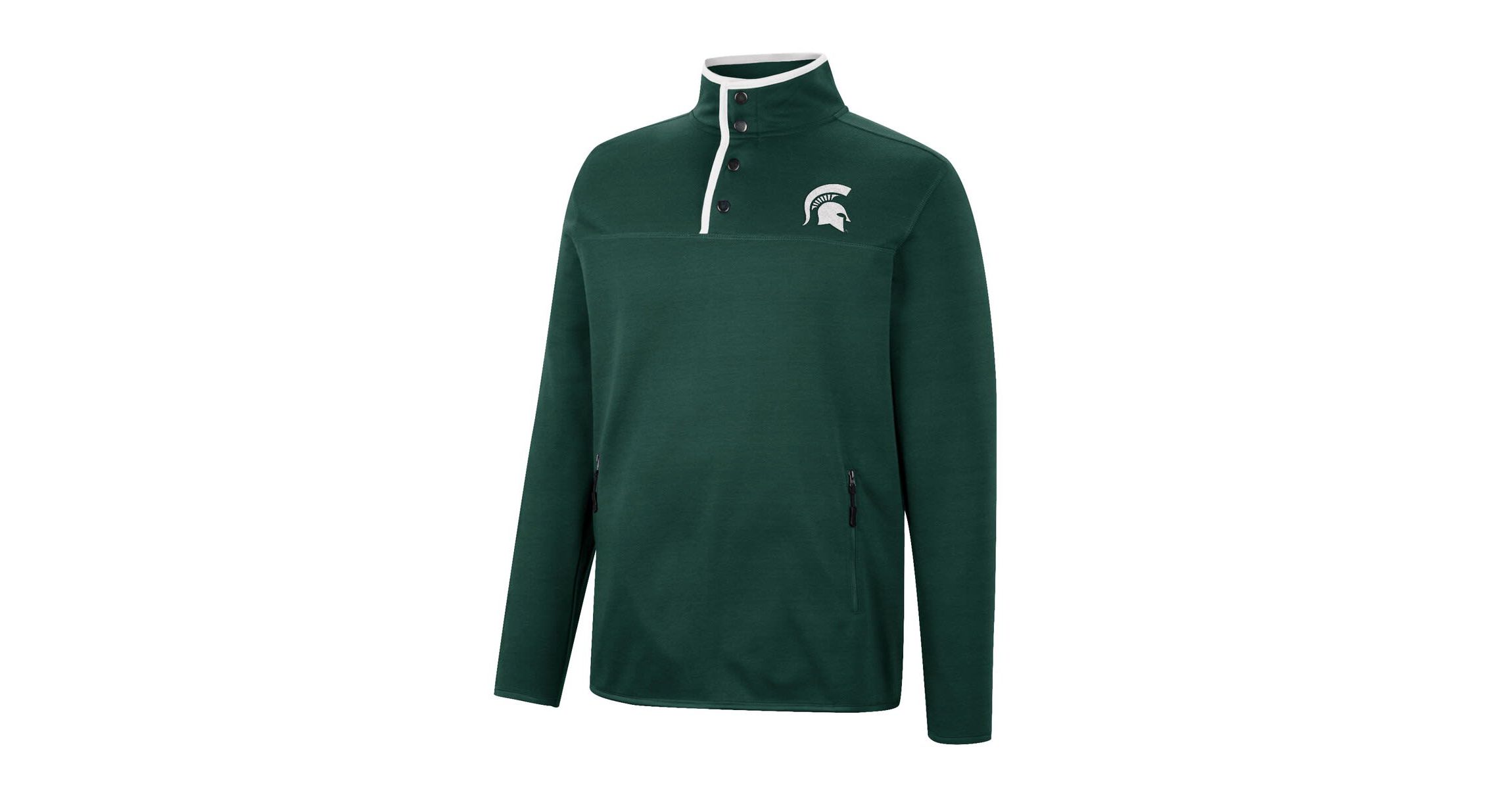 NCAA Michigan State Spartans Rebound Quarter-Snap Jacket