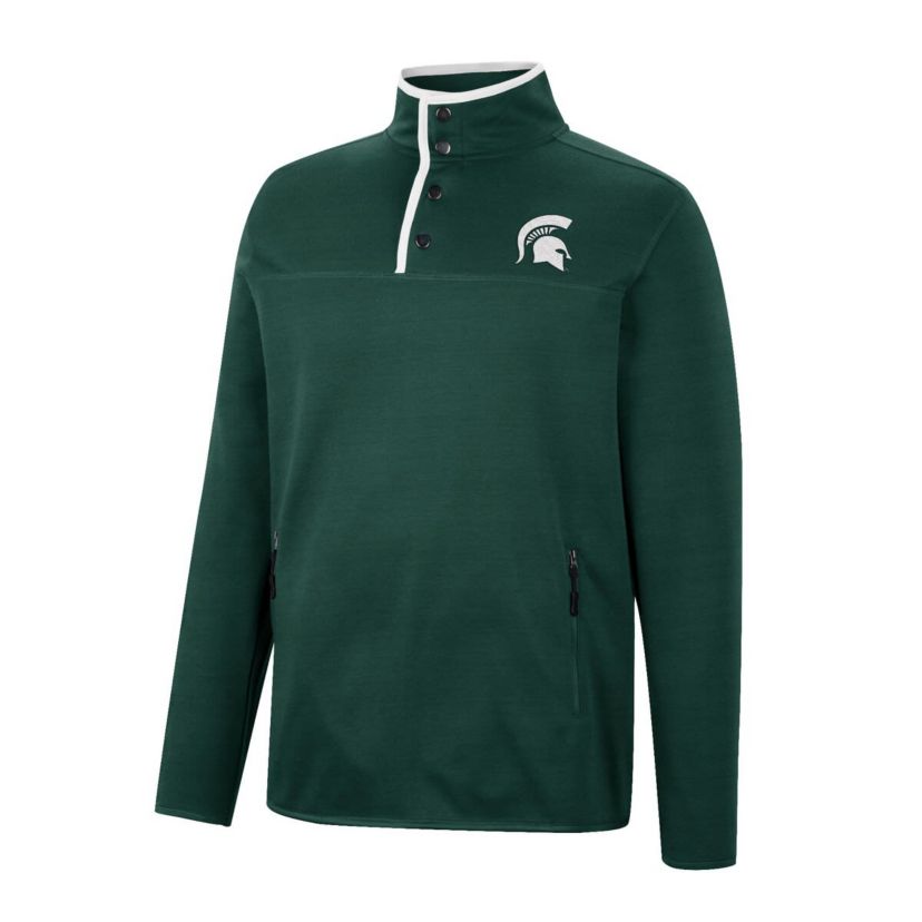 NCAA Michigan State Spartans Rebound Quarter-Snap Jacket
